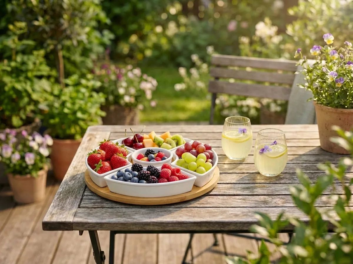 CASA Living Skåle Snacksæt - 6 dele i Hvid, 3