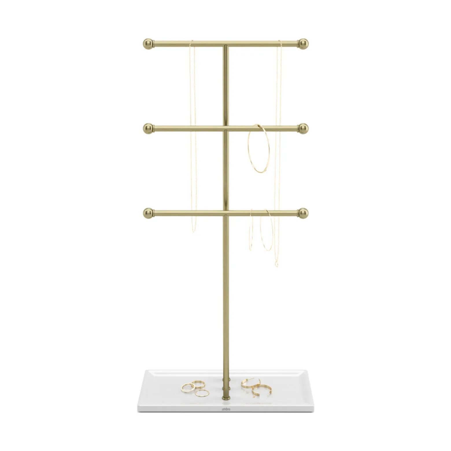 Umbra Småopbevaring Trigem Smykkestativ i brass, 7
