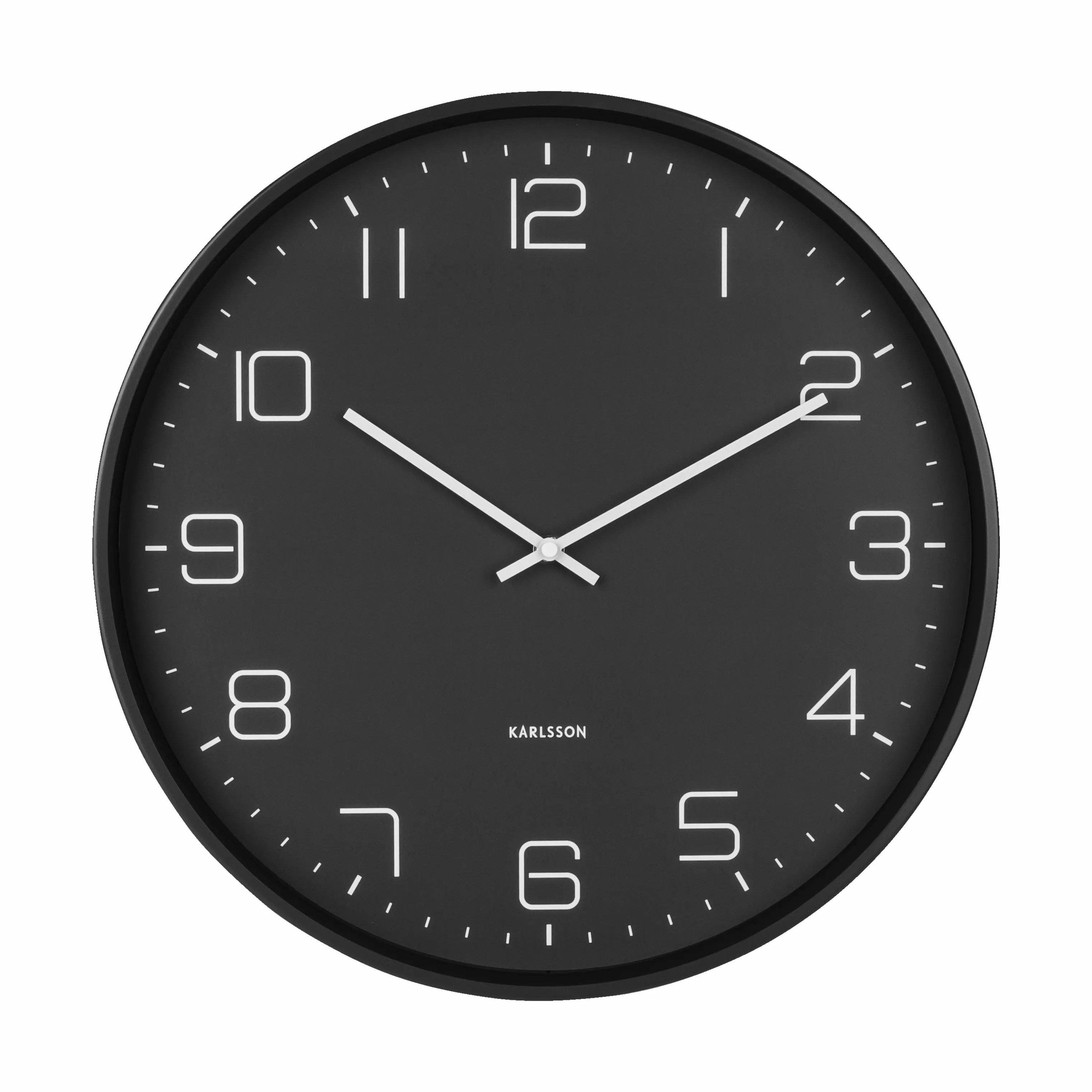 Karlsson Vægure Lofty Vægur i Sort, 40 cm, 1