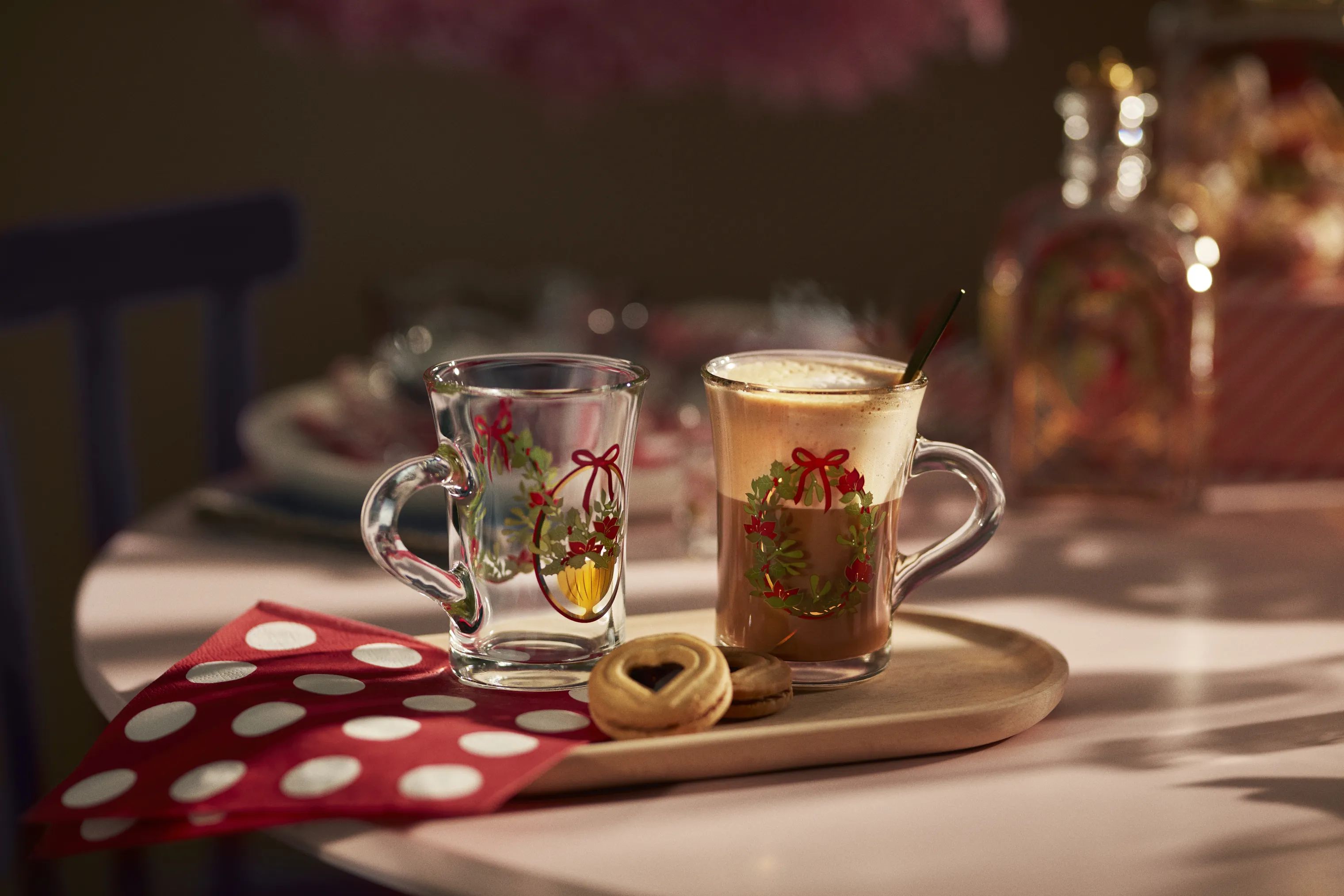 Holmegaard Krus og kopper med hank Christmas 2025 Hotdrink Glas - 2 stk. i Multifarvet, 2