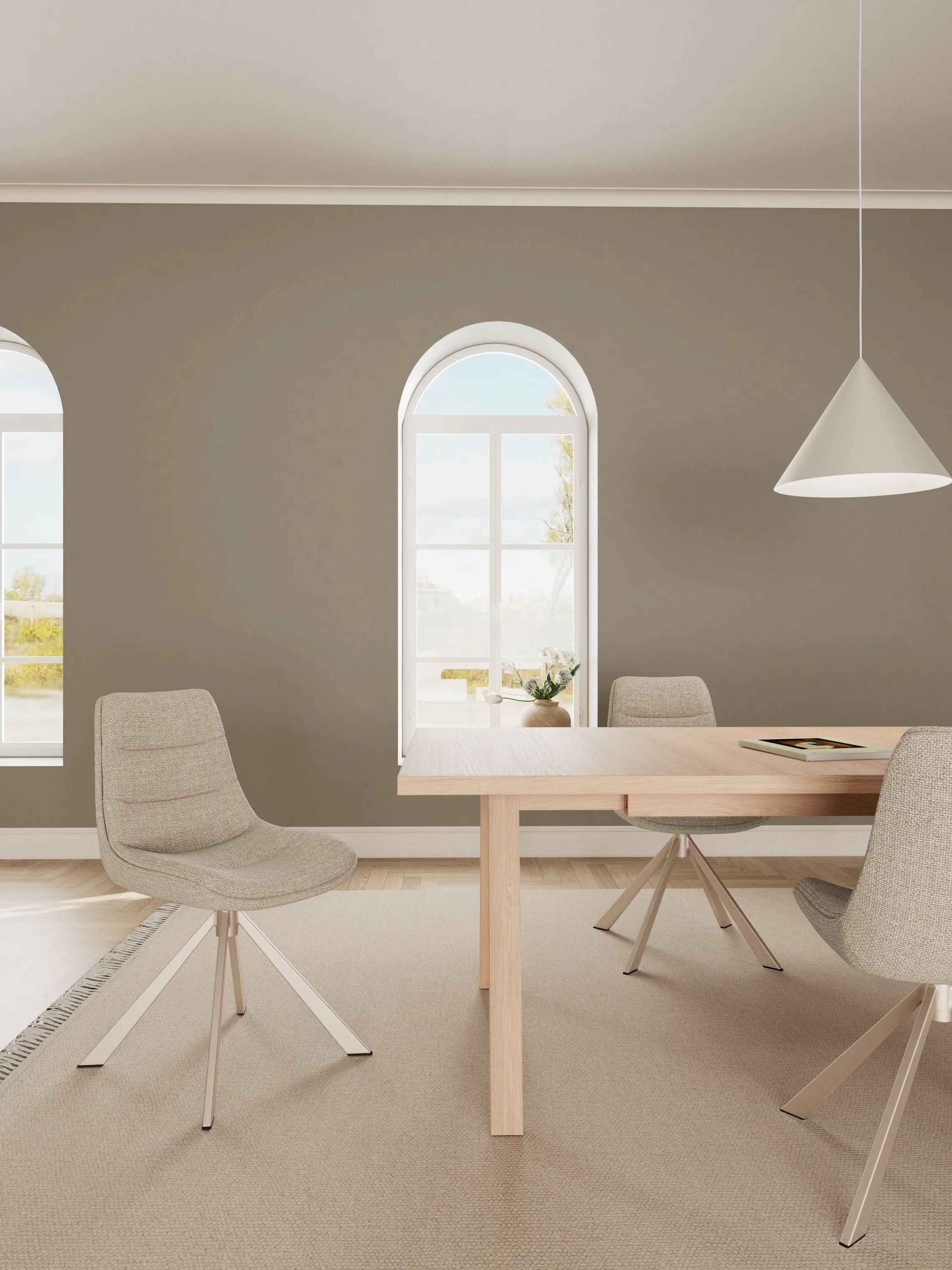 CASA Living Spisebordsstole Adisa Spisebordsstol i Beige, 2