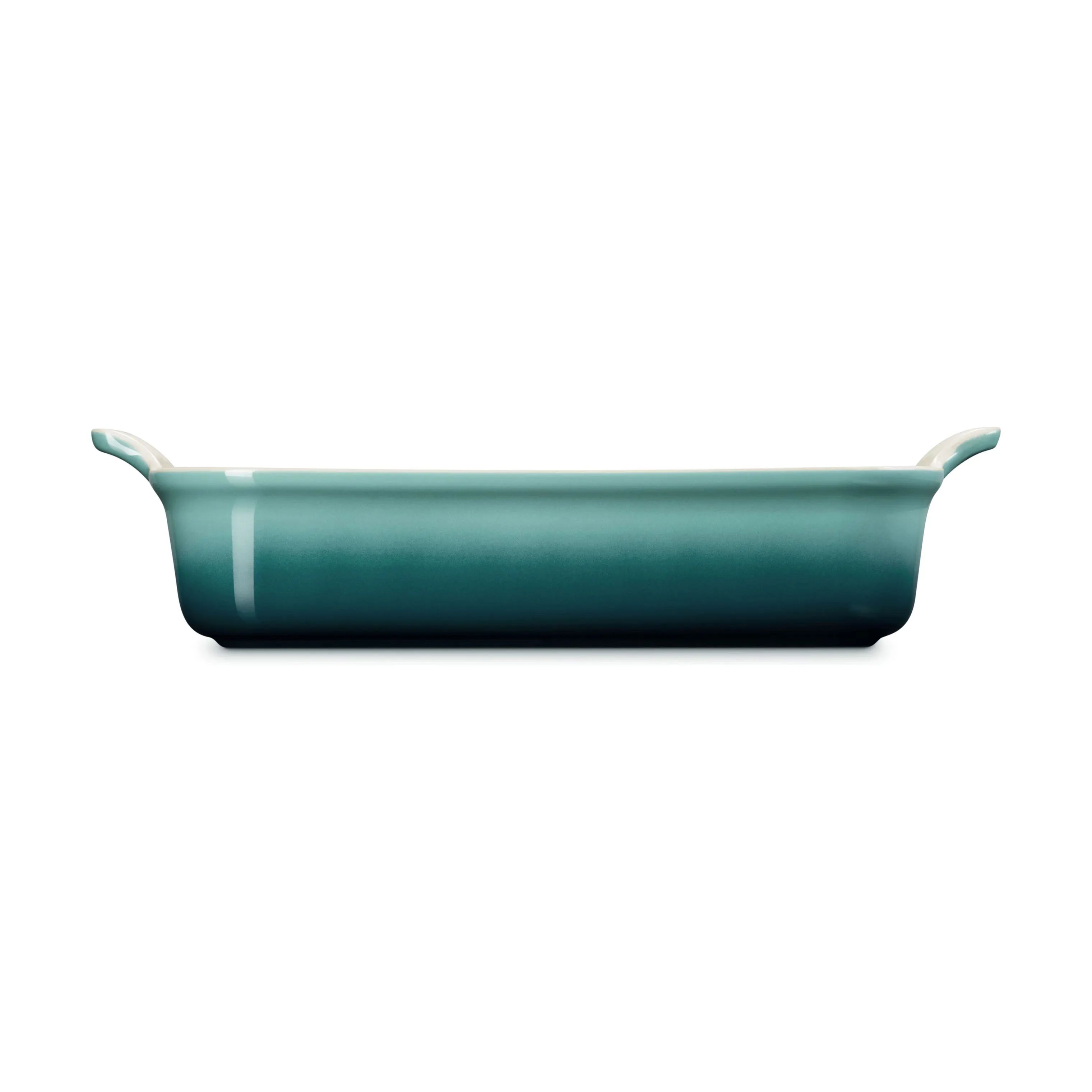 Le Creuset Ovnfaste fade Signature Heritage Ovnfast Fad i Bleu Riviera, B25 x L38,25 cm, 3