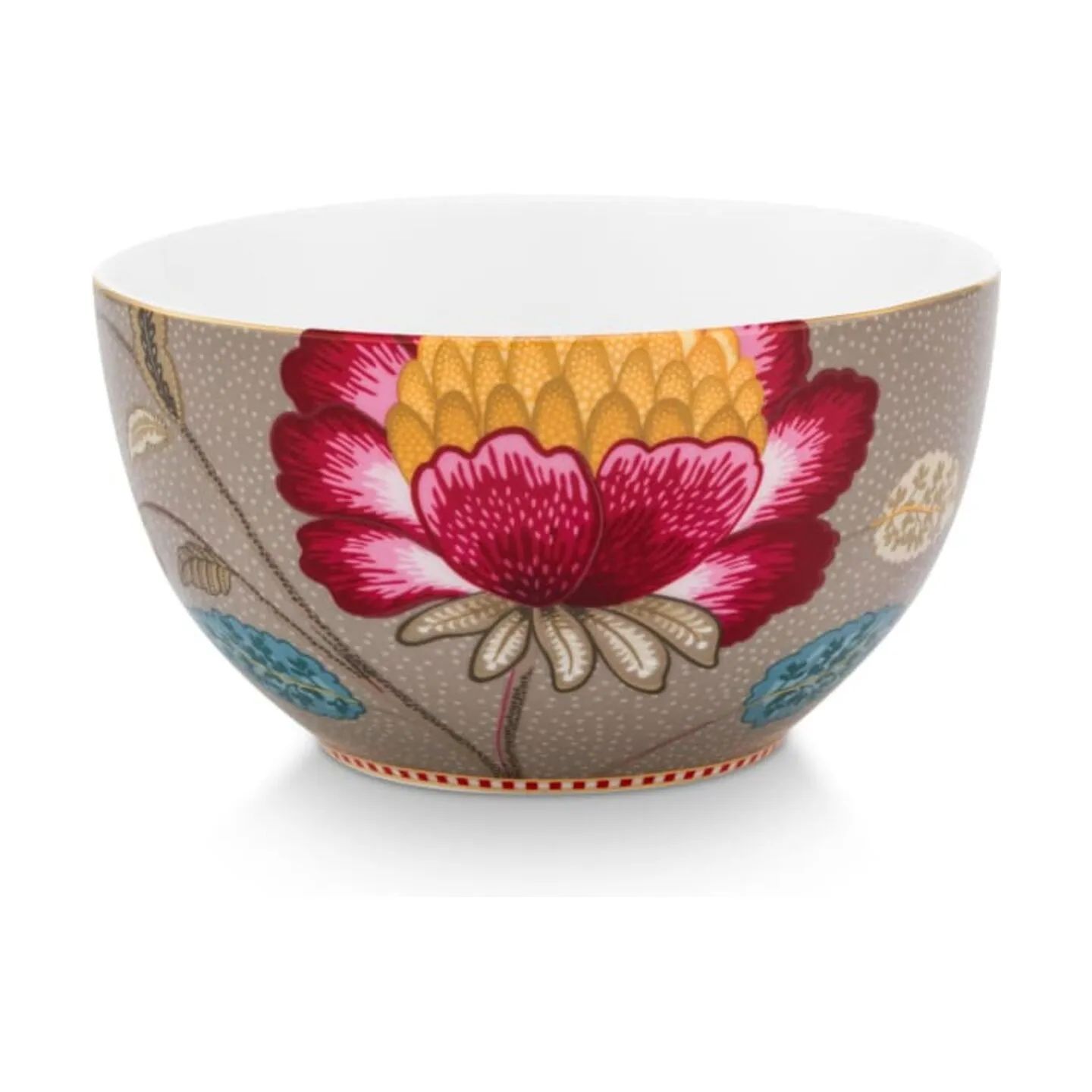 PIP Studio Serveringsskåle Blooming Tales Skål i Khaki, 15 cm, 2