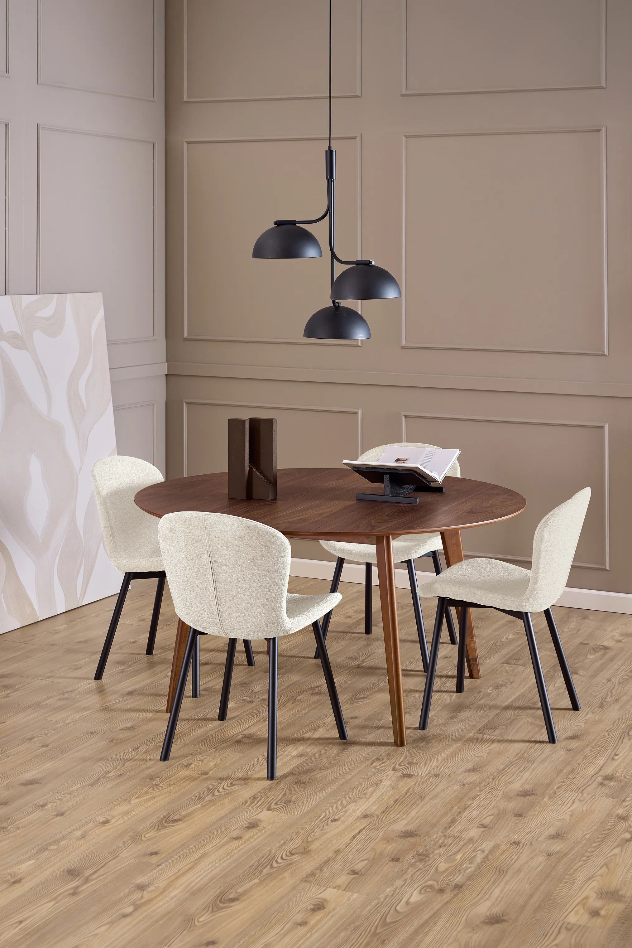CASA Living Spiseborde Roxby Spisebord i Valnødbejdset, 140 cm, 2