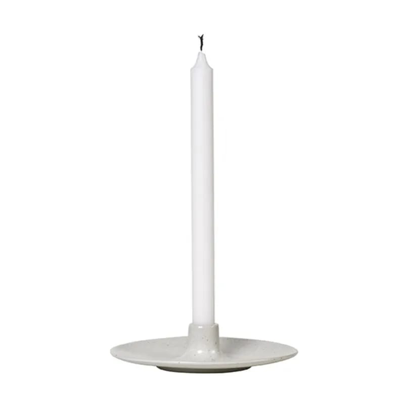 Broste Copenhagen Kronelysestage NORDIC SAND Nordic Vanilla Lysestage i Cream w. grains, 3