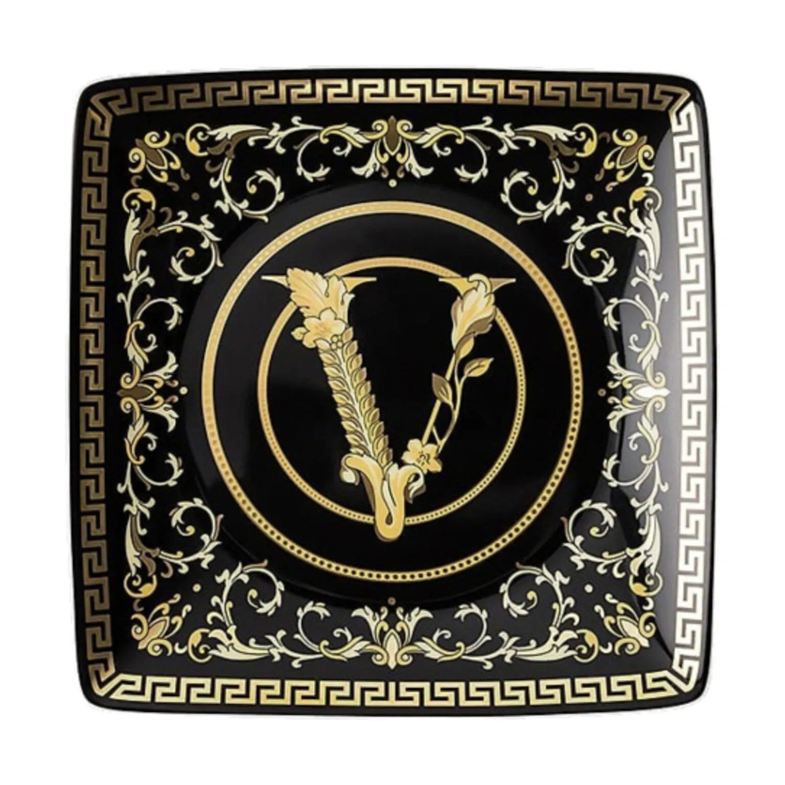 Versace Skåle Virtus Skål i Sort, 1