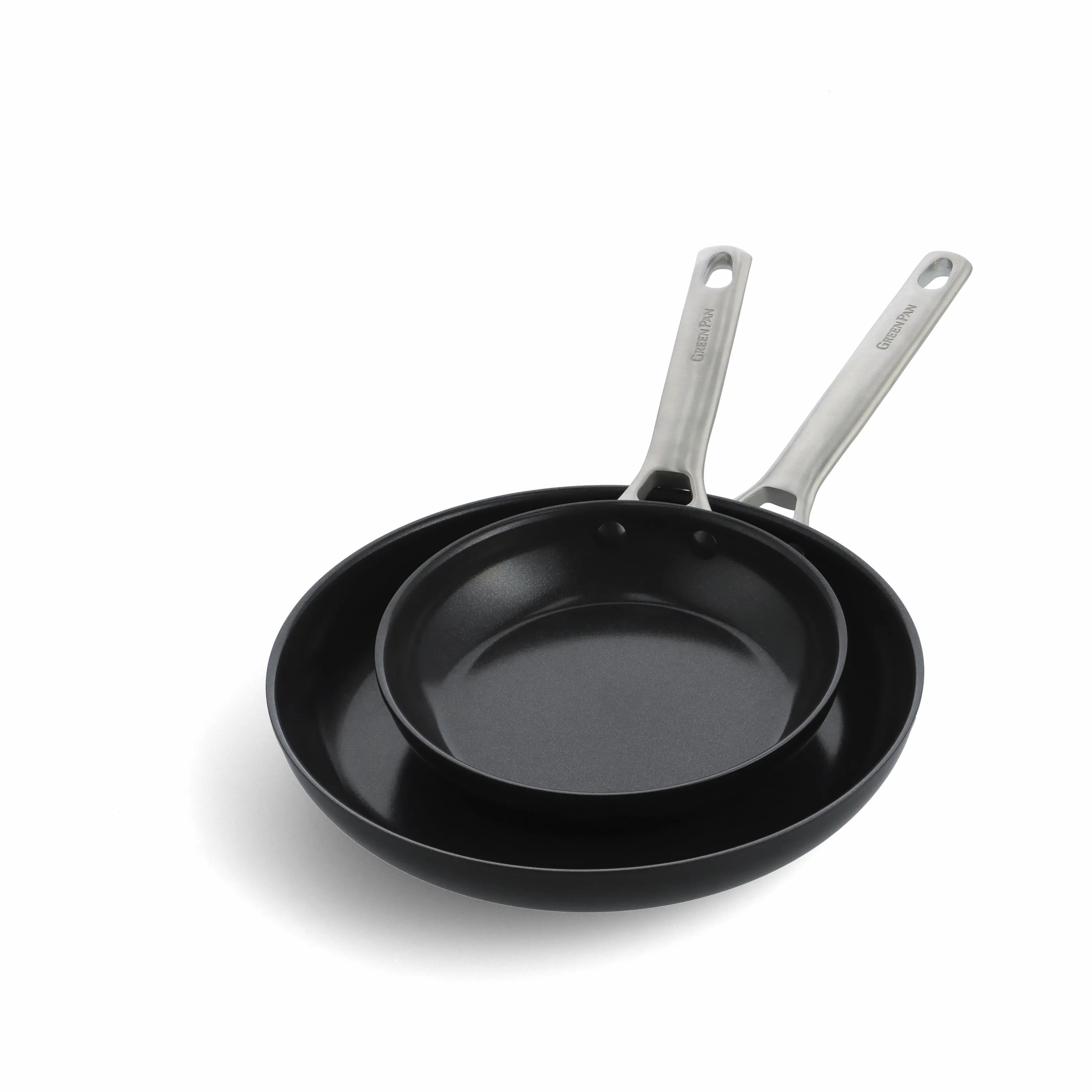 Greenpan Stegepander Padova Reserve Padova Stegepandesæt i Grå, Ø 20/28 cm, 1