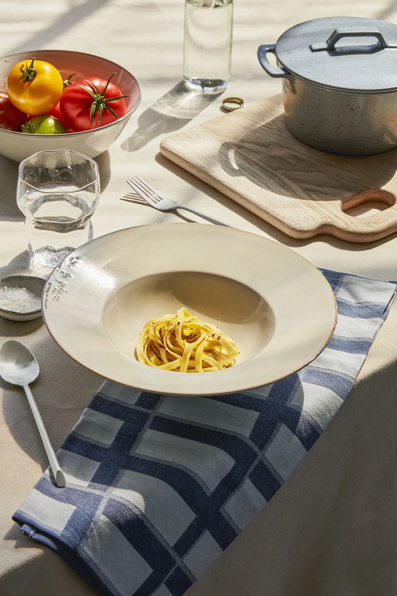Broste Copenhagen Pastatallerkener Nordic Sand Pastatallerken i Sand, 2