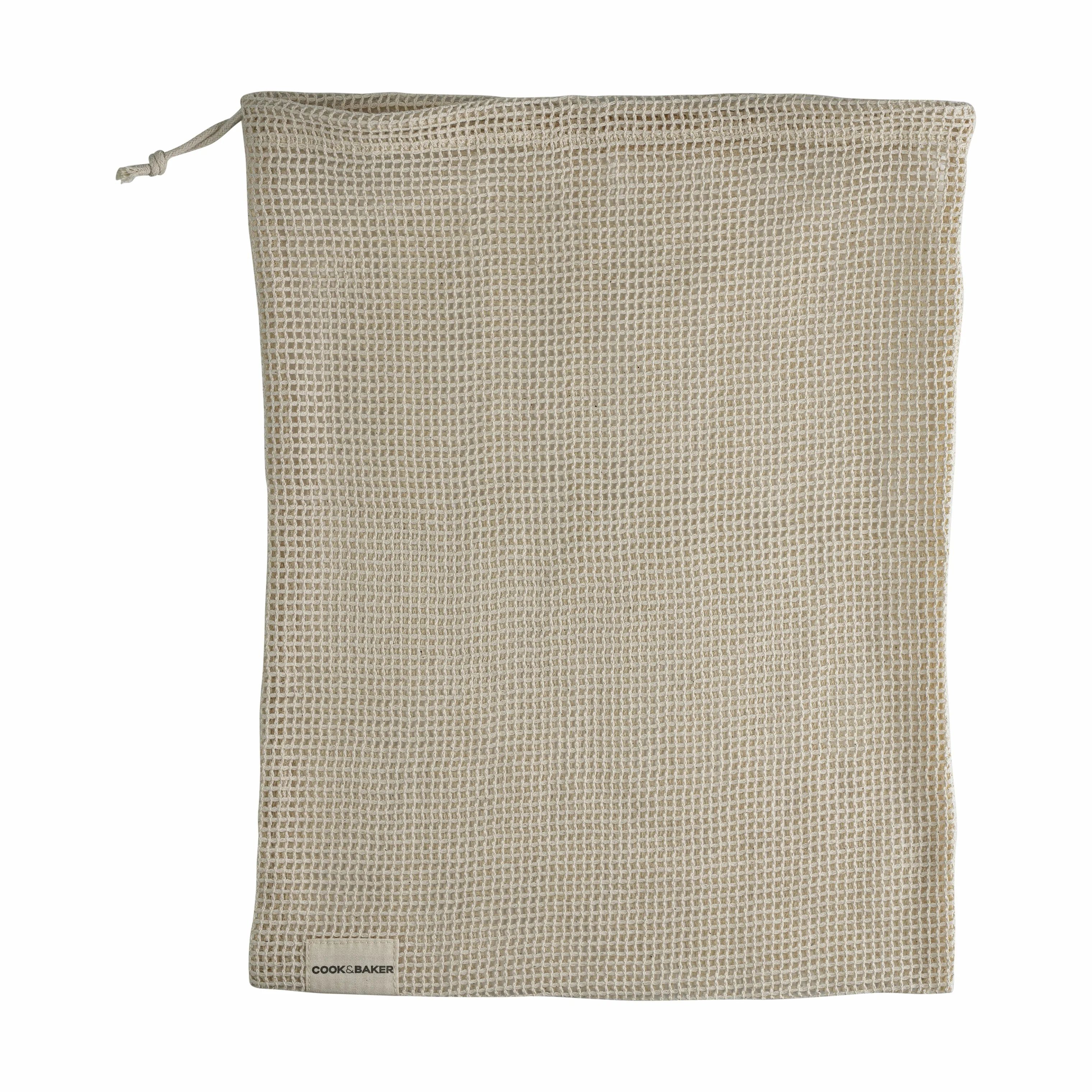 Cook & Baker Øvrig madindpakning Bomuldsnet i Råhvid, B30 x L40 cm, 3