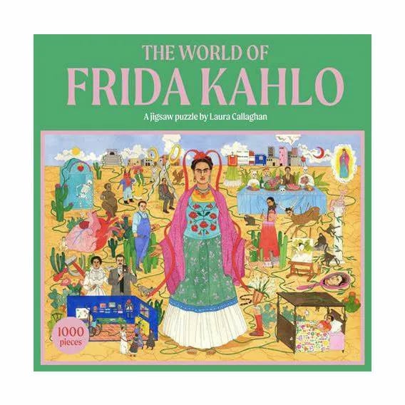Laurence King Puslespil Puslespil - The World of Frida Kahlo i grøn;gul, 1