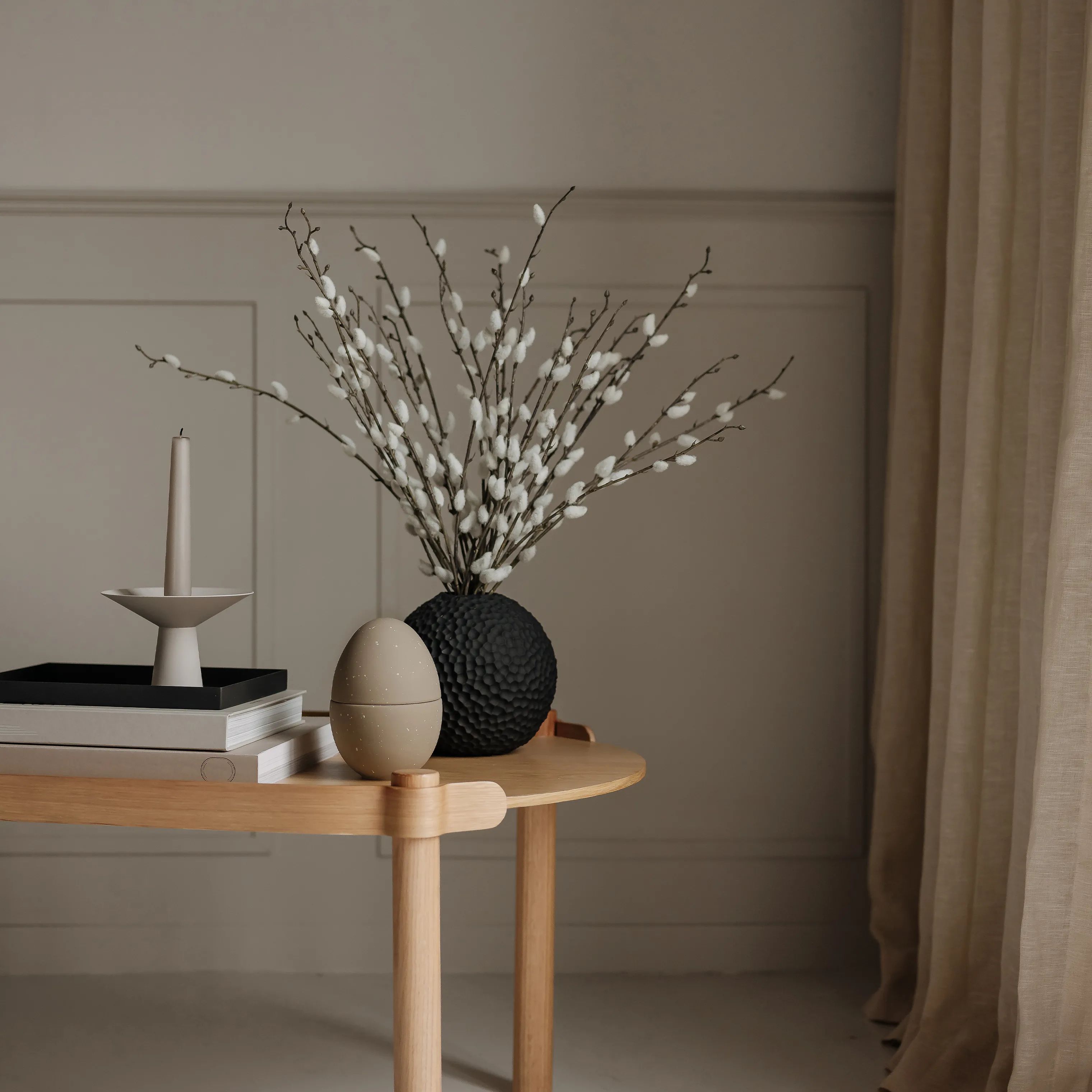 Cooee Vaser Kaia Vase i Black , 15 cm, 2