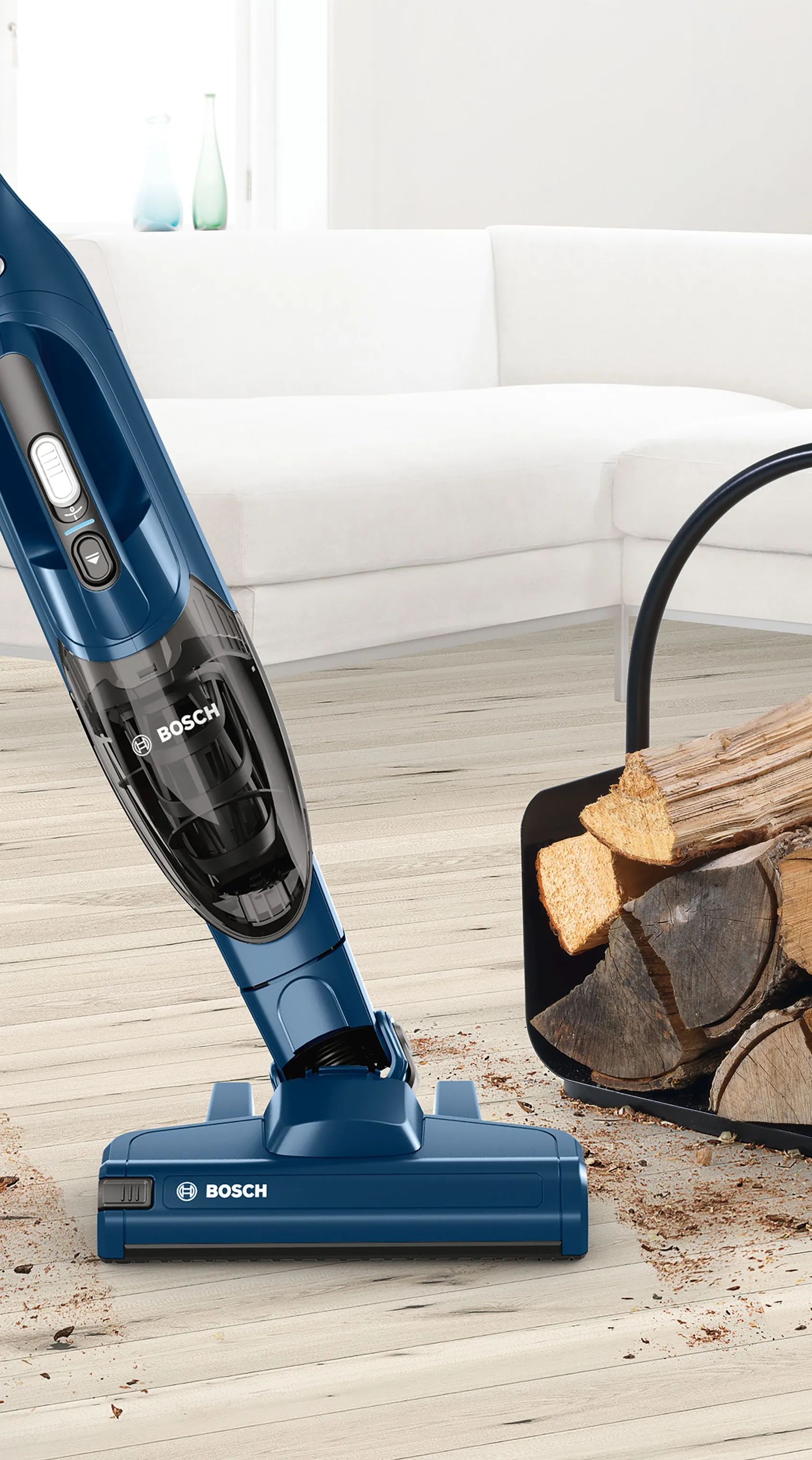 Bosch Støvsugere Readyy'y Støvsuger Serie 2 BBHF216 i Blå, 6