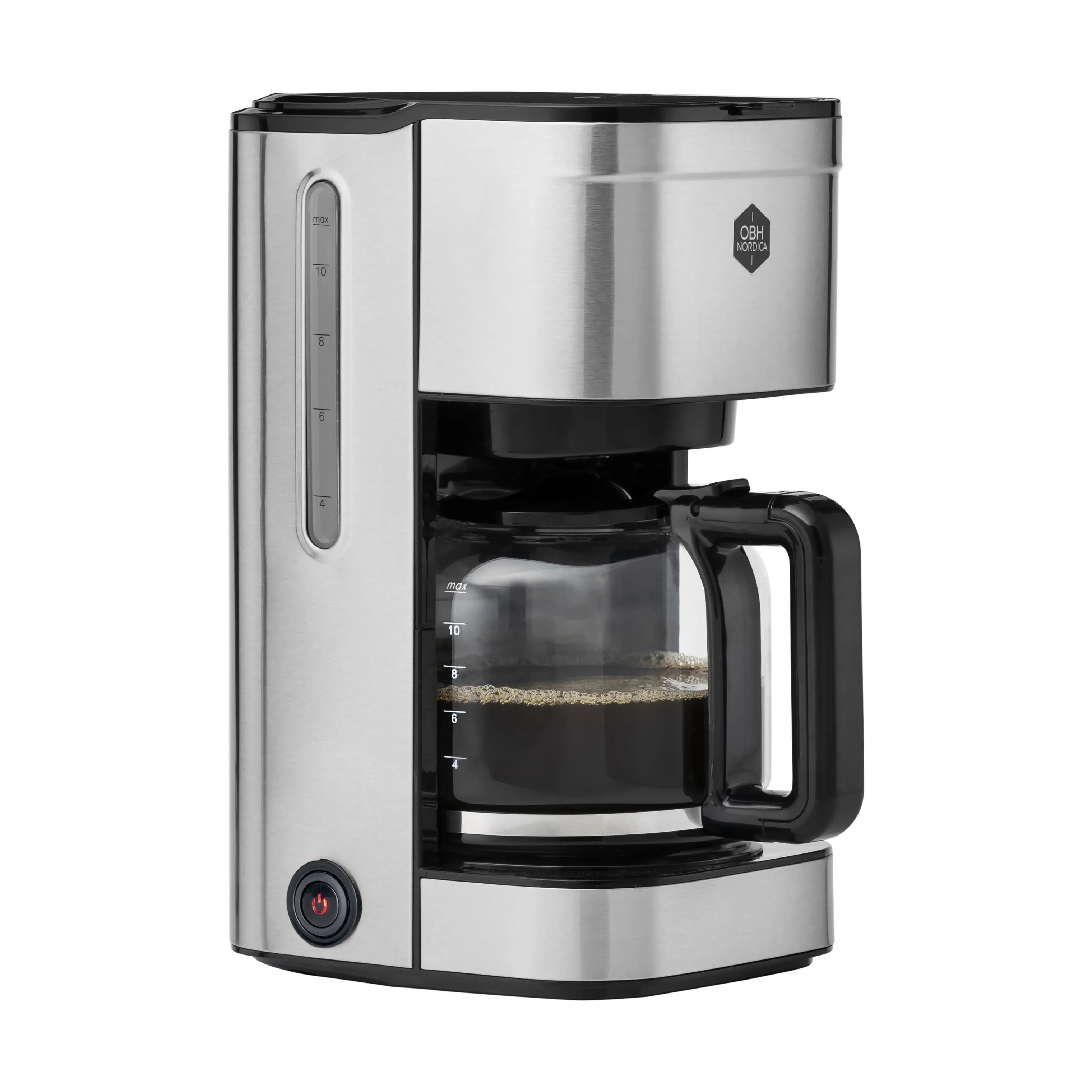 OBH Nordica Kaffemaskiner Bronx Kaffemaskine i Sølvfarvet, 4