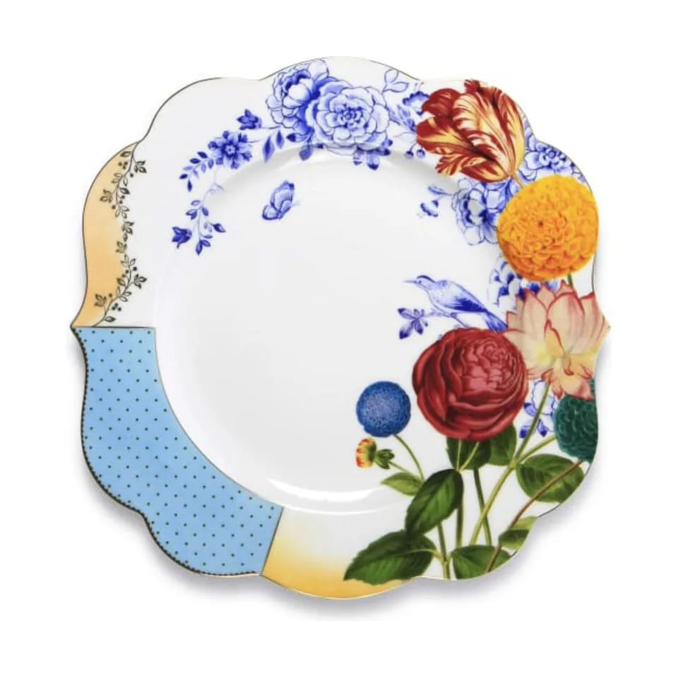 PIP Studio Middagstallerkener Royal Multi Tallerken i Hvid/multi, 1