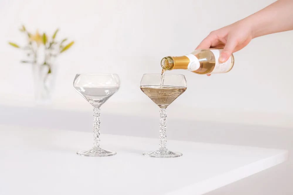 Orrefors Champagneglas Carat Coupe Champagneskål - 2 stk. i Klar, 2