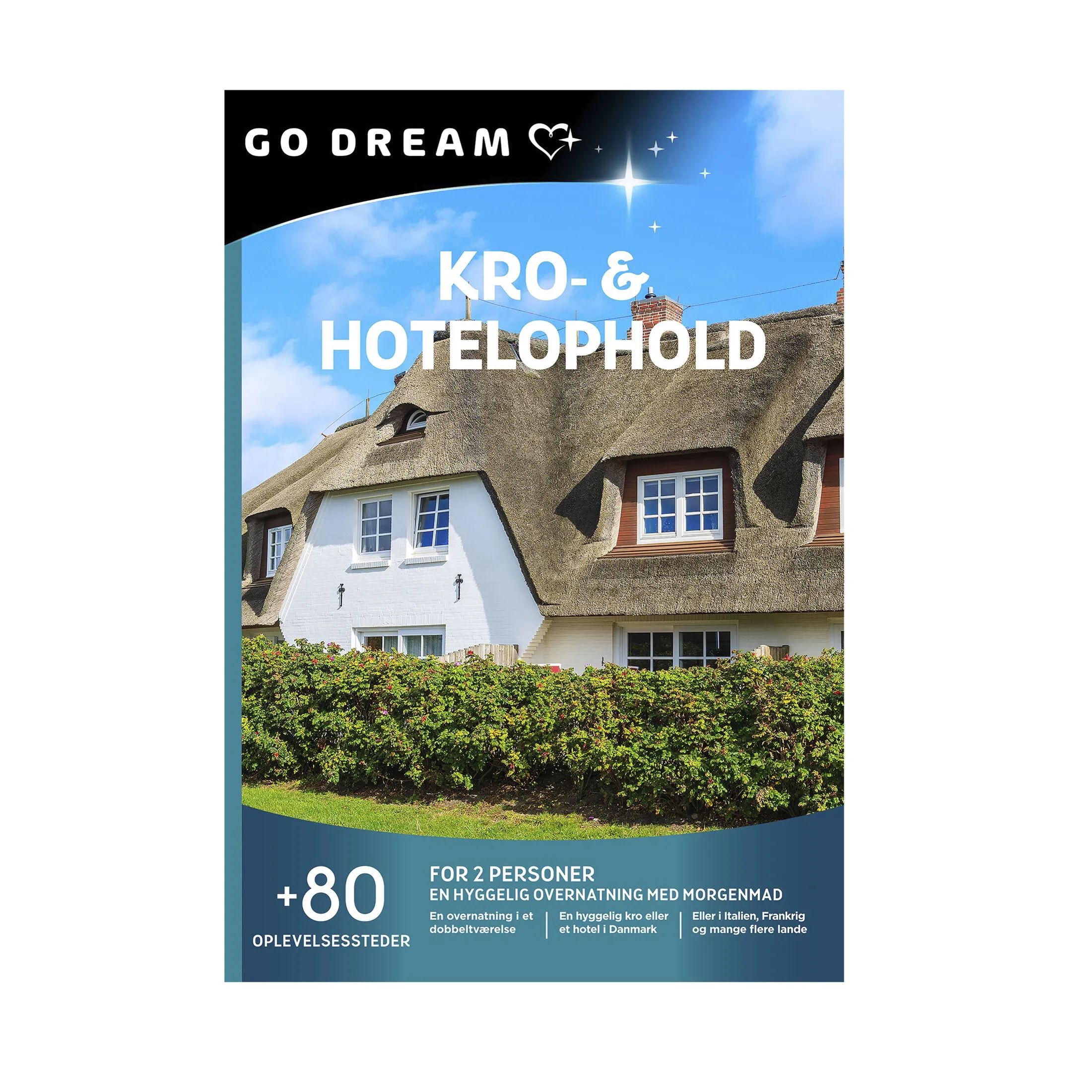 GO DREAM Oplevelsesgavekort Gavekort - Kro- og Hotelophold i Kro- og Hotelophold, 1