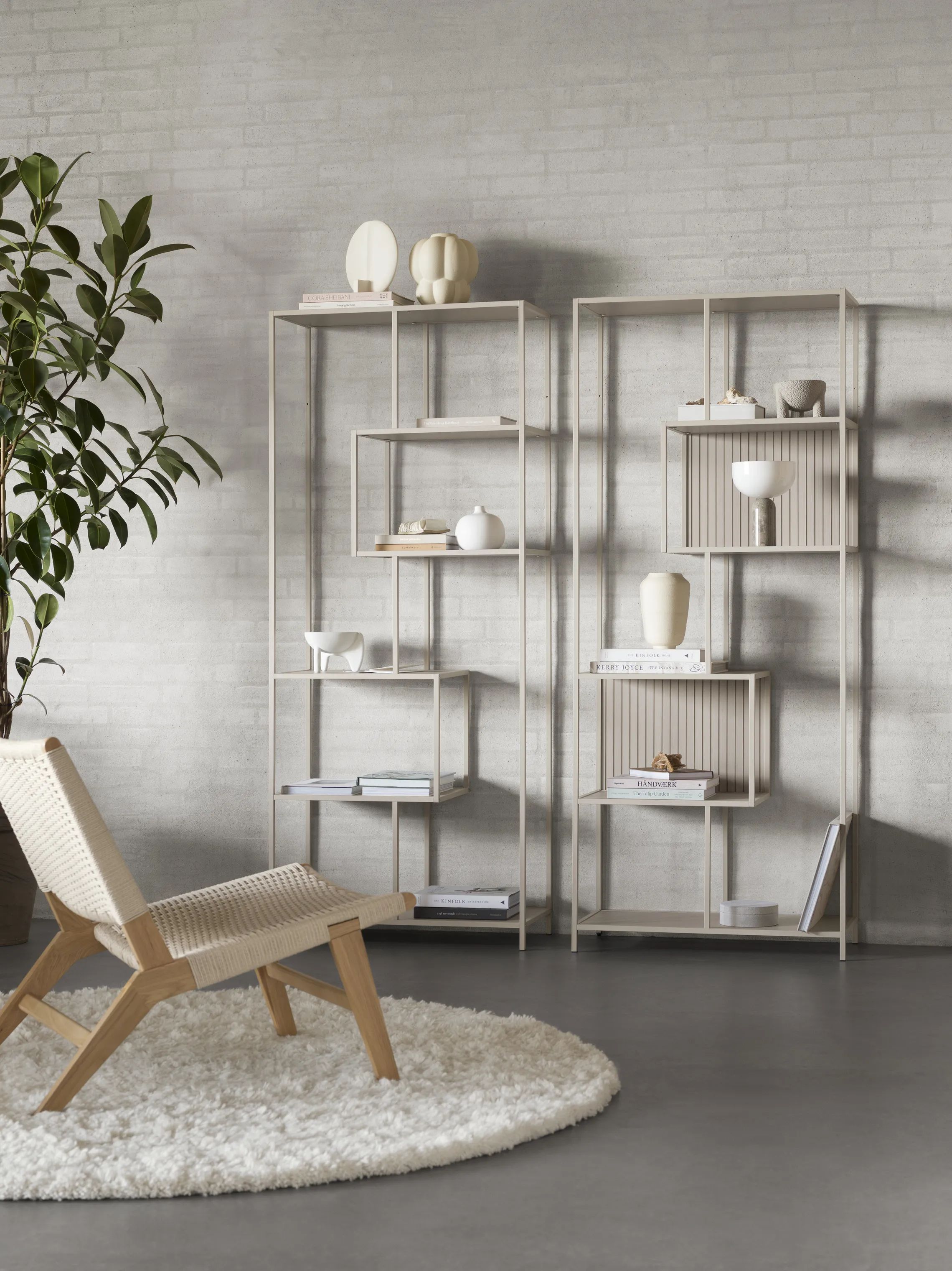 CASA Living Reoler og tilbehør Seaford Reol i Grå, 2
