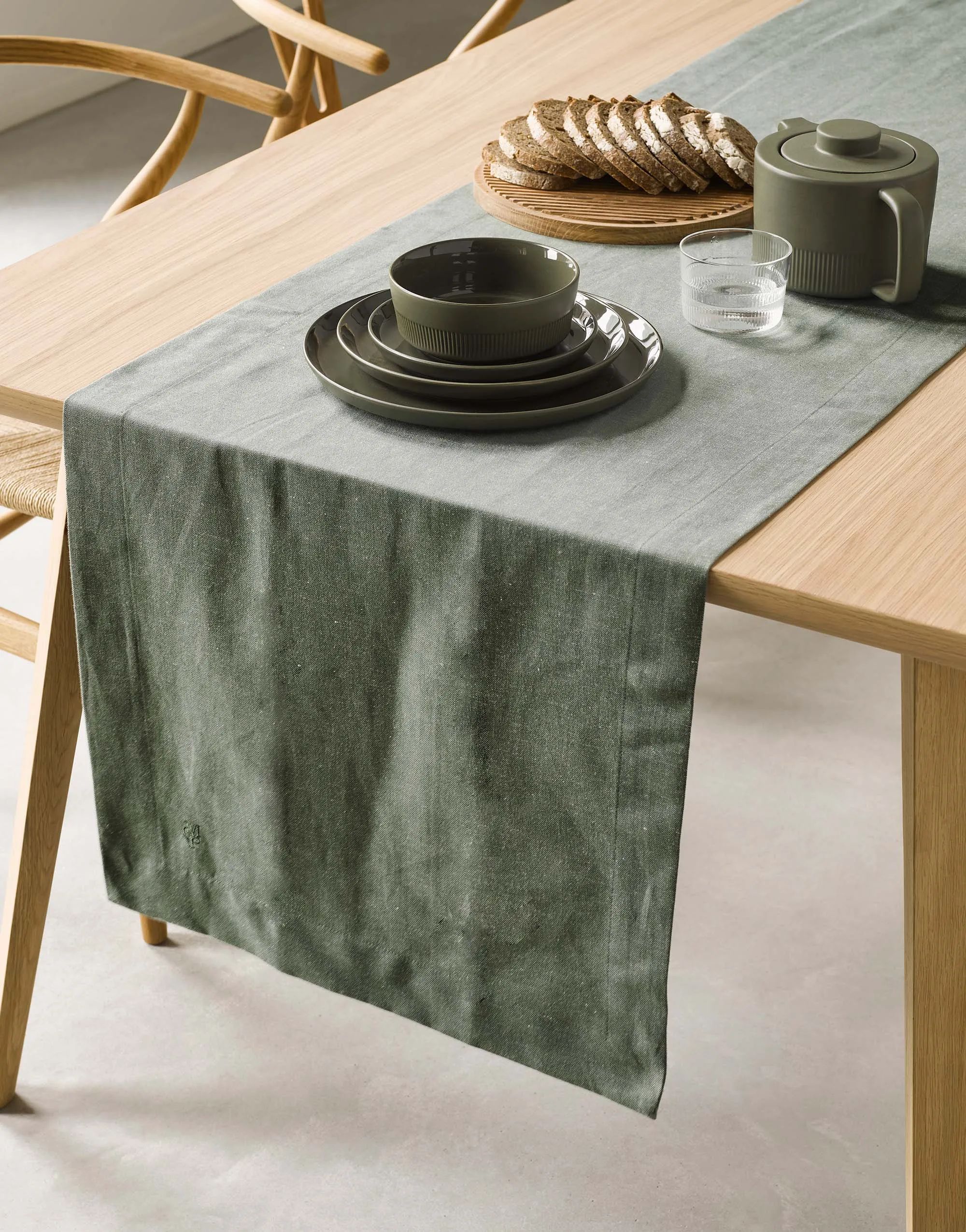 Marc O'Polo Serveringsfade Moments Tekande i Olive green, 6