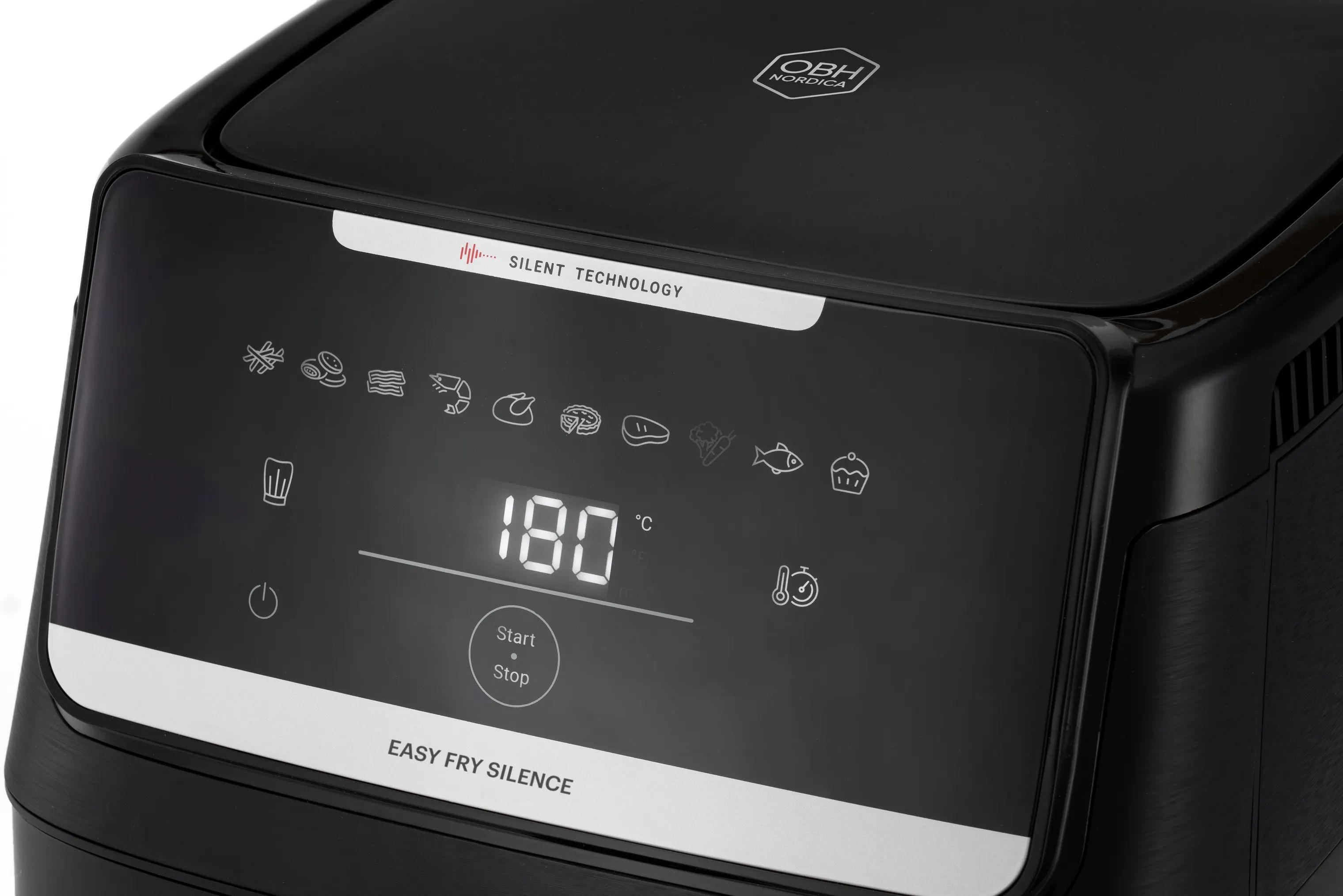 OBH Nordica Airfryers Easy Fry Silence Vision Aifryer i sort, 5