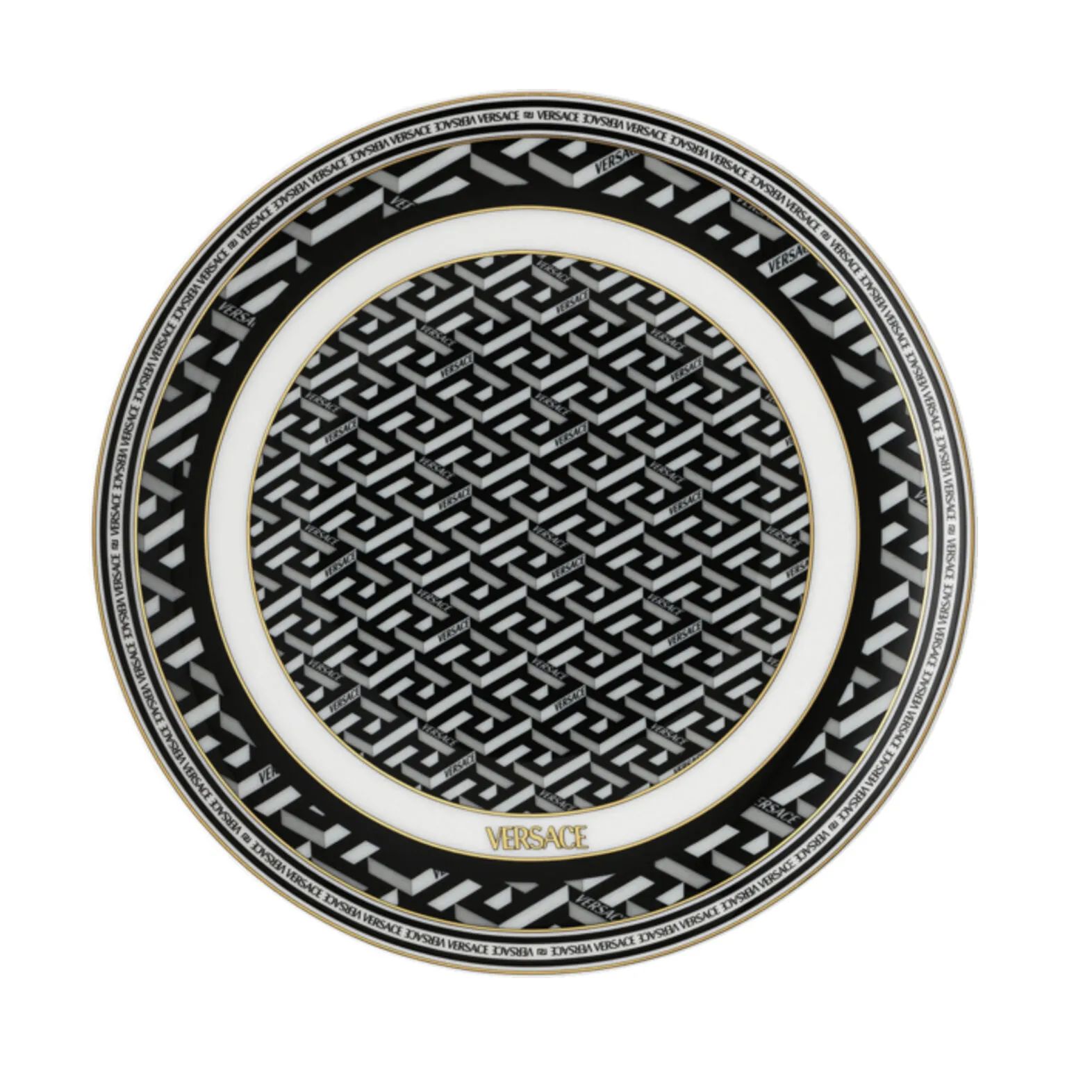 Versace Kagetallerkener Signature Kagetallerken i Sort, 1