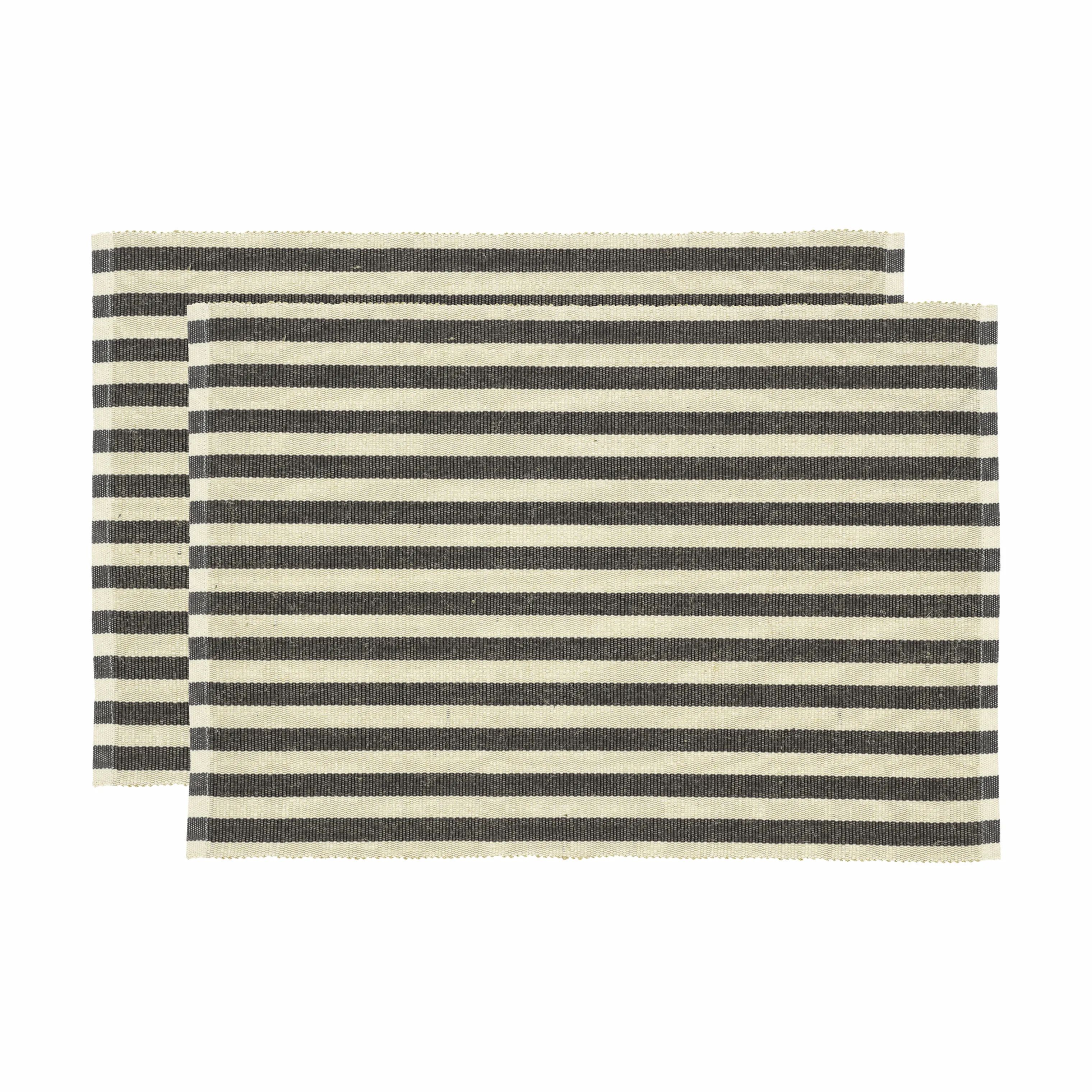 Södahl Dækkeservietter Statement Stripe Dækkeserviet i Ash, 1