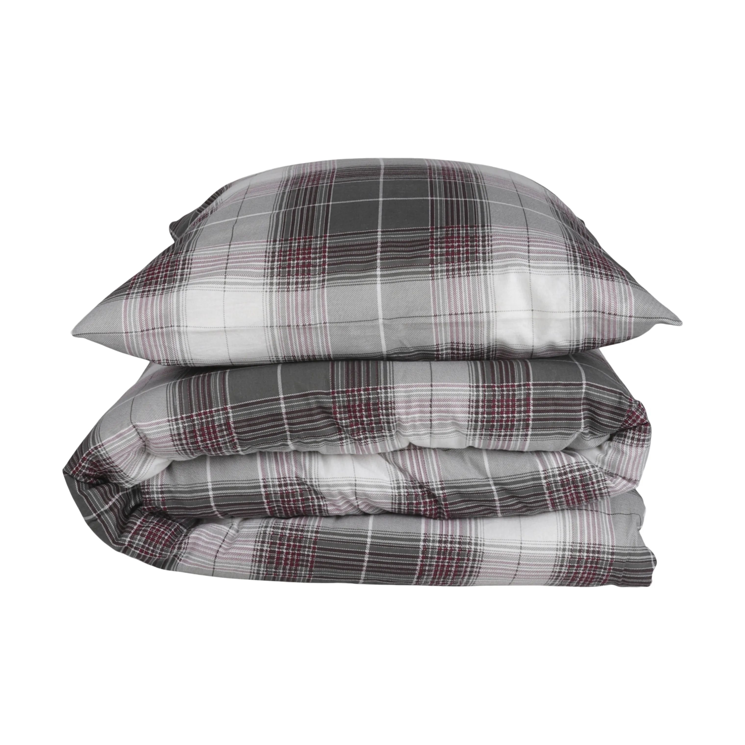 SKAGEN living Sengetøj Flonel Sengetøj i Grå, B140 x L220 cm, 4