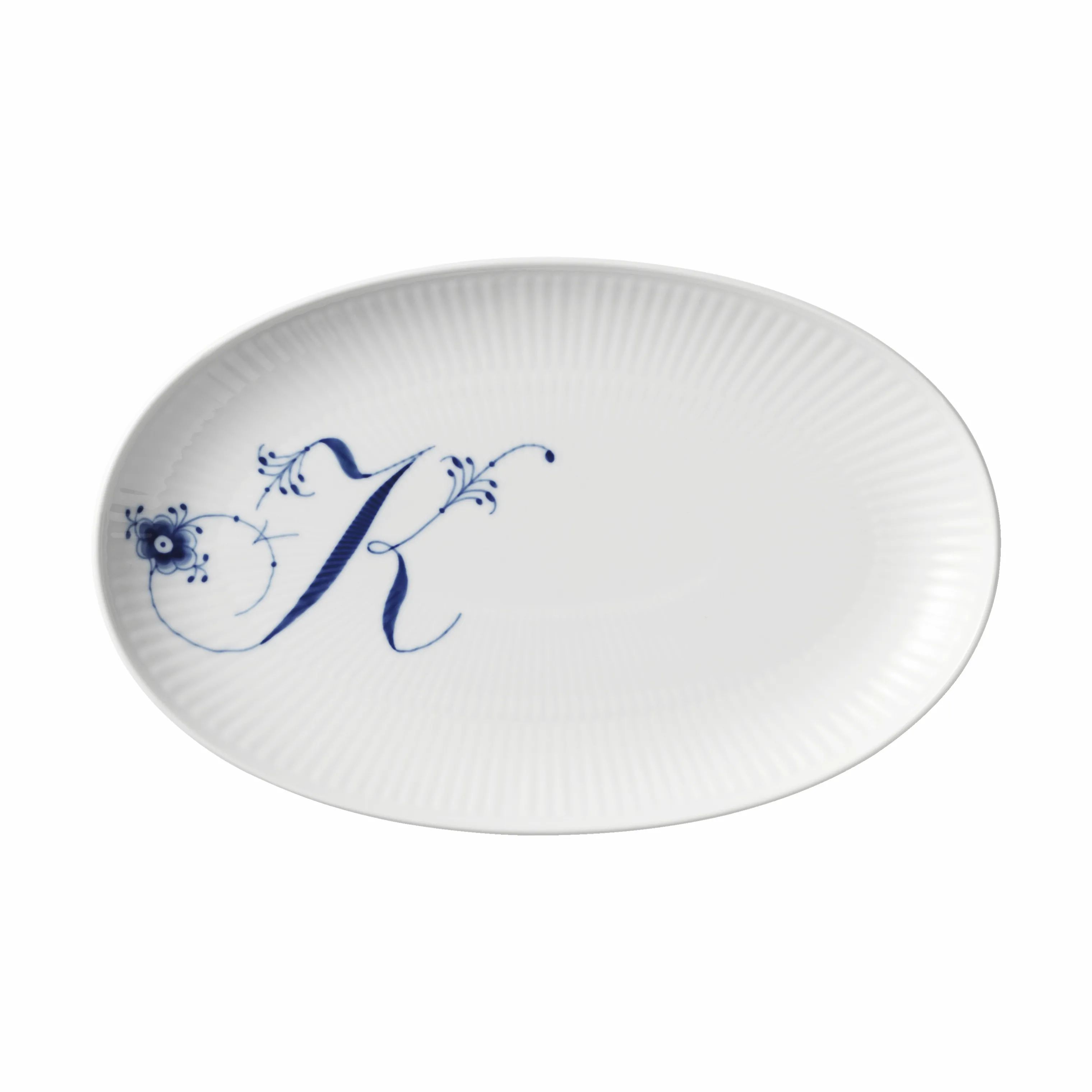 Royal Copenhagen Frokosttallerkener Alfabet kollektion Tallerken - K i K tallerken, 1