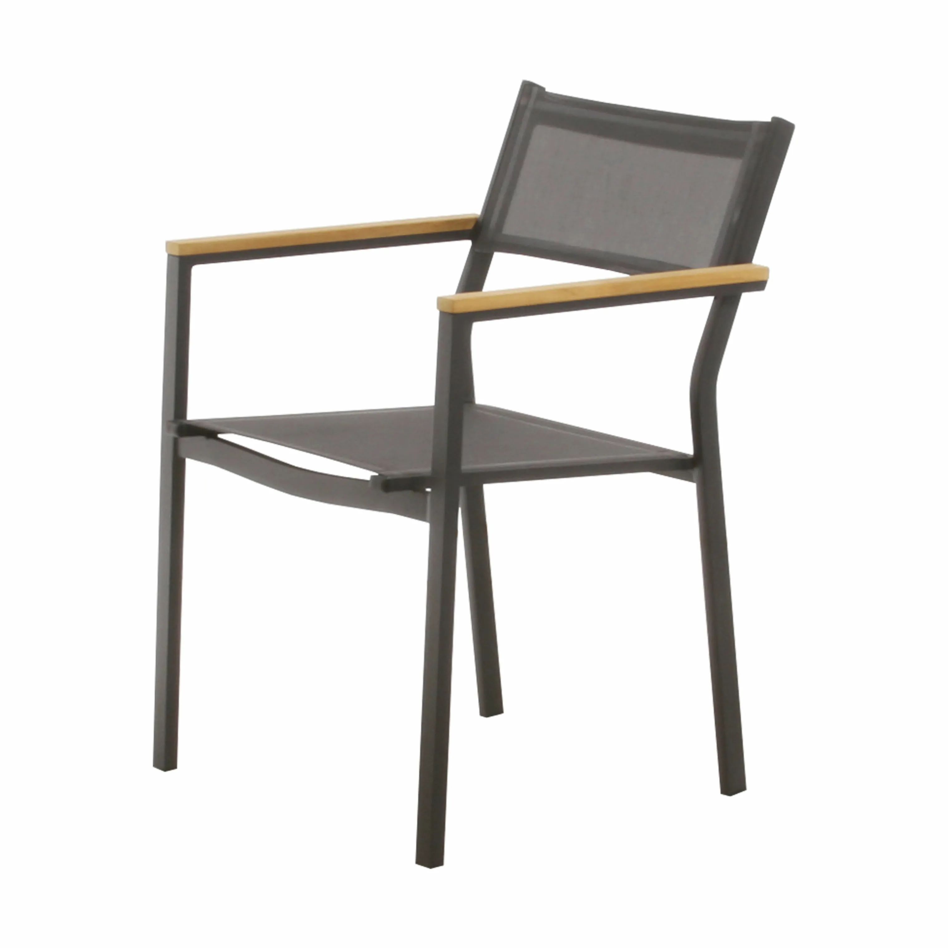 Mandalay Cafésæt Toscana & Elba Cafésæt - 3 dele i Antracit /Teak/natur/brun, 2