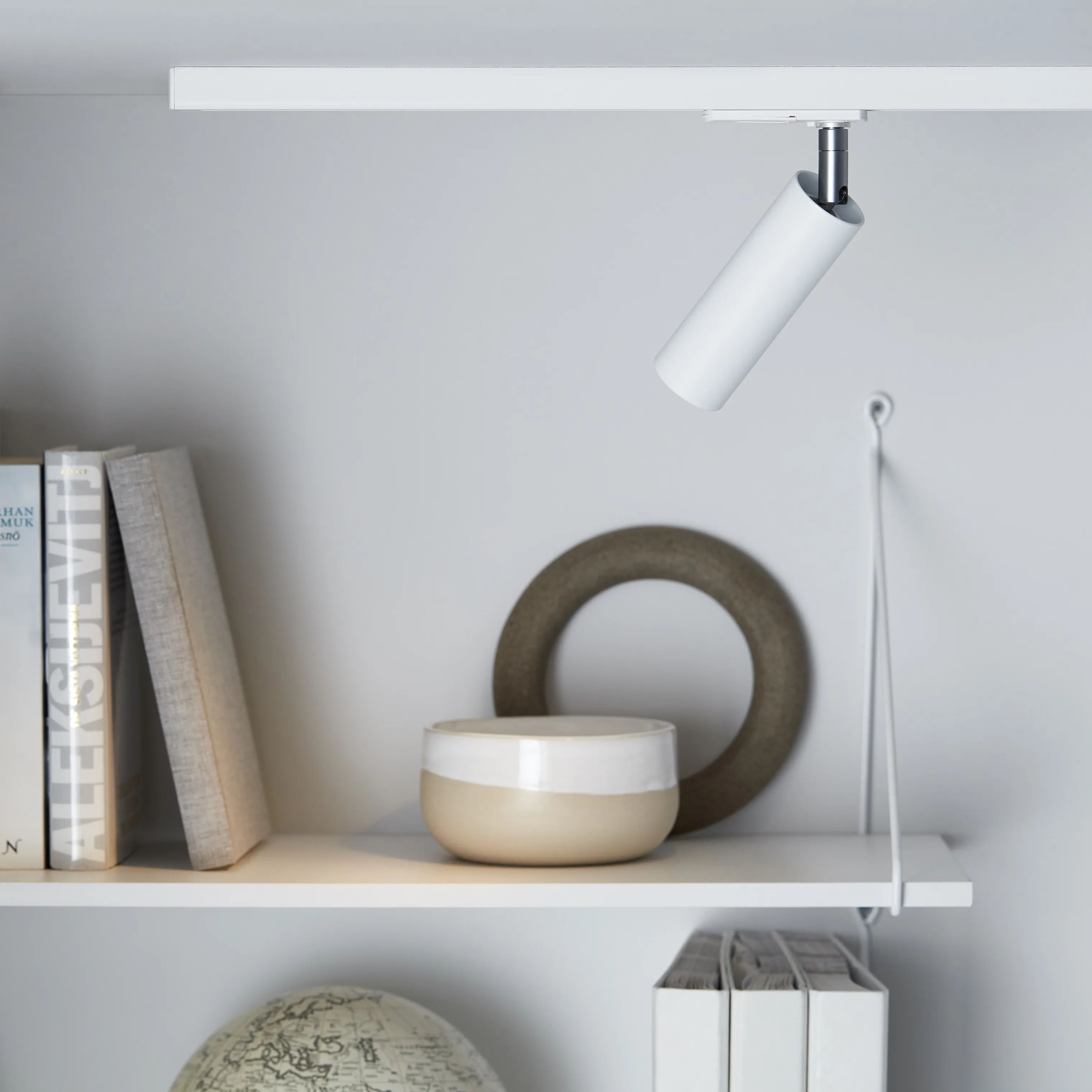 Herstal Loftlamper Pipeline Spotlight i Hvid, 2