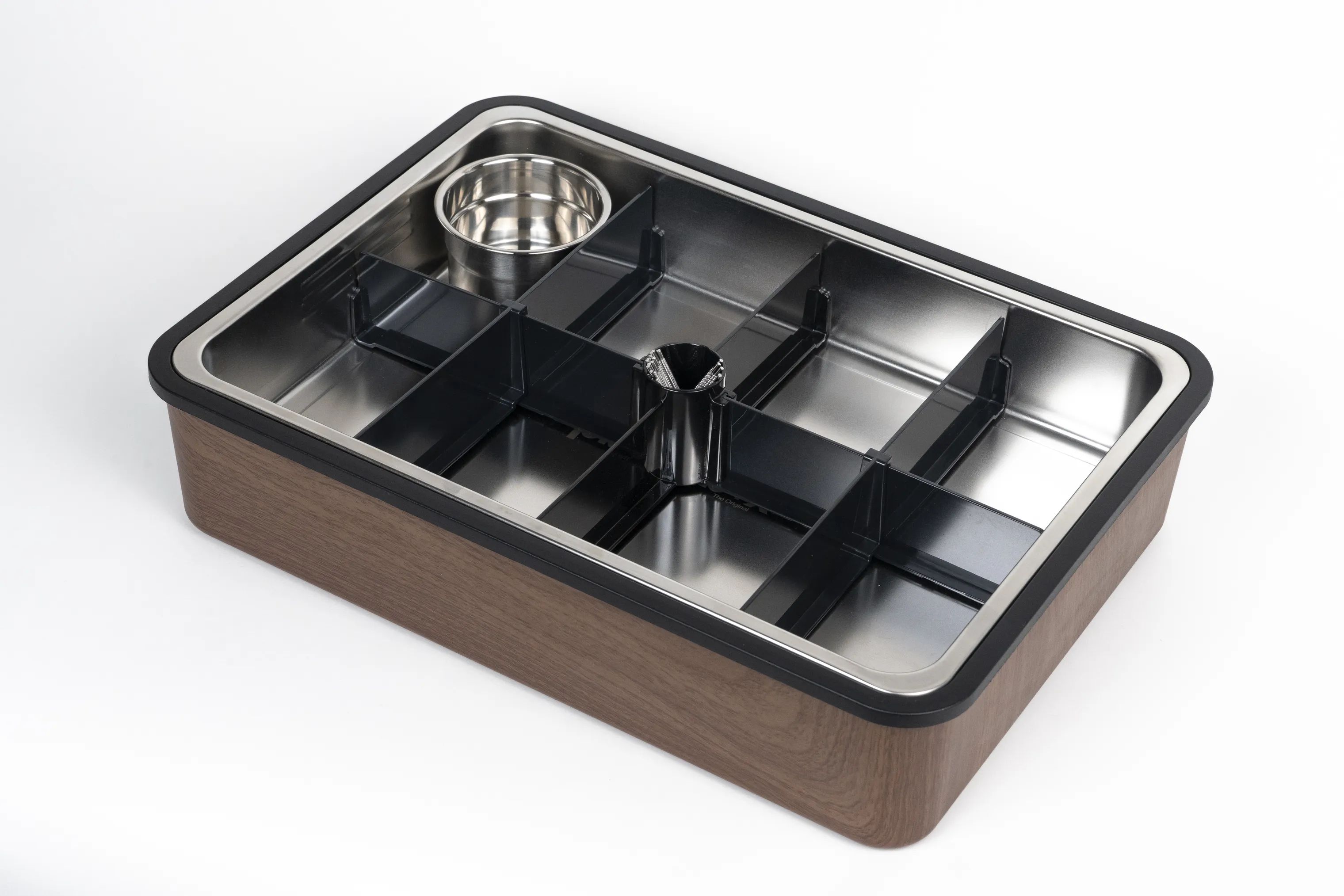 Platterbox Opbevaringsbokse Snack Box Tilbehørssæt - 21 dele i Valnød, 5