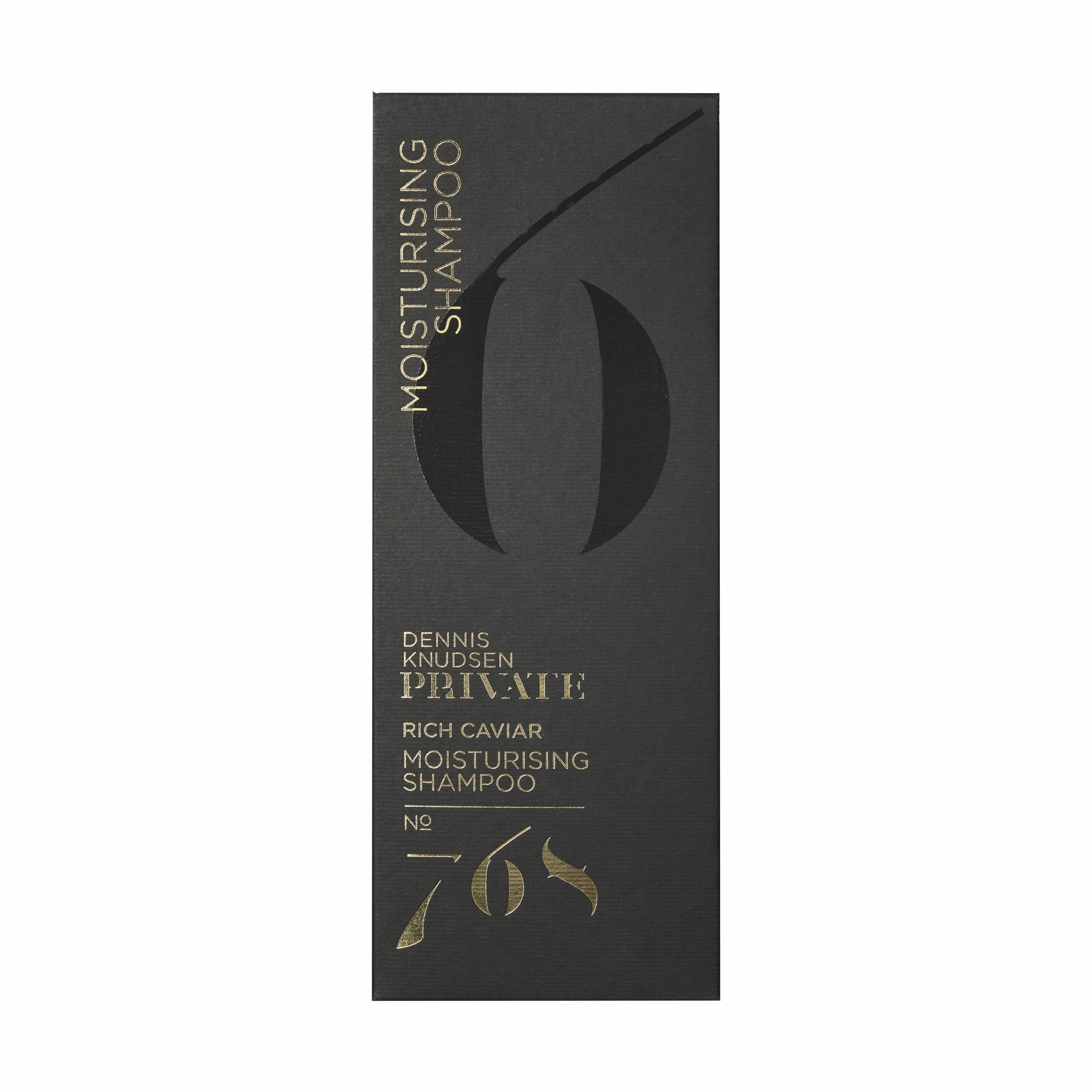 Dennis Knudsen Shampoo og hårpleje PRIVATE Rich Caviar Moisturising Shampoo i Sort, 2