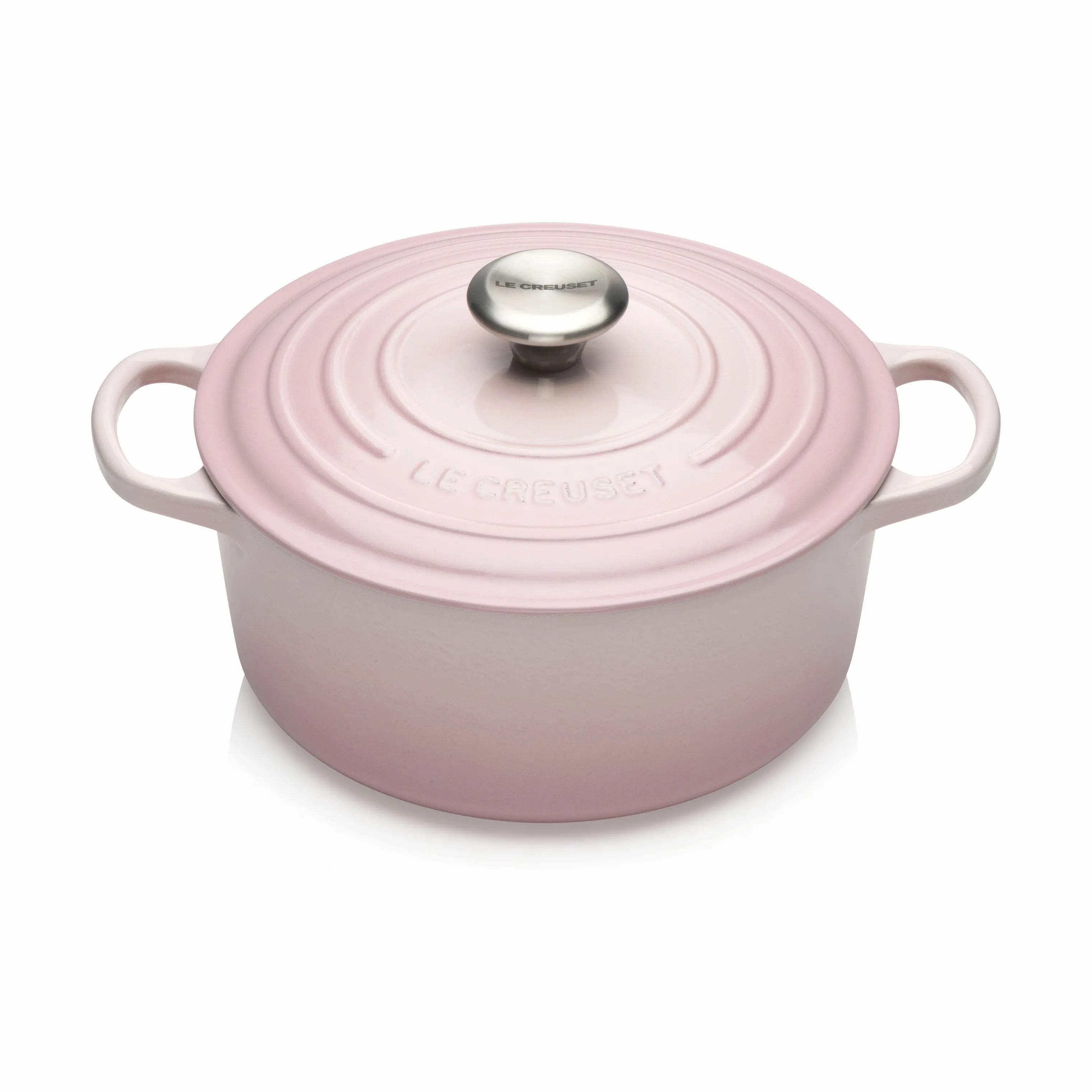 Le Creuset Gryder Signature Gryde i Shell Pink, 1