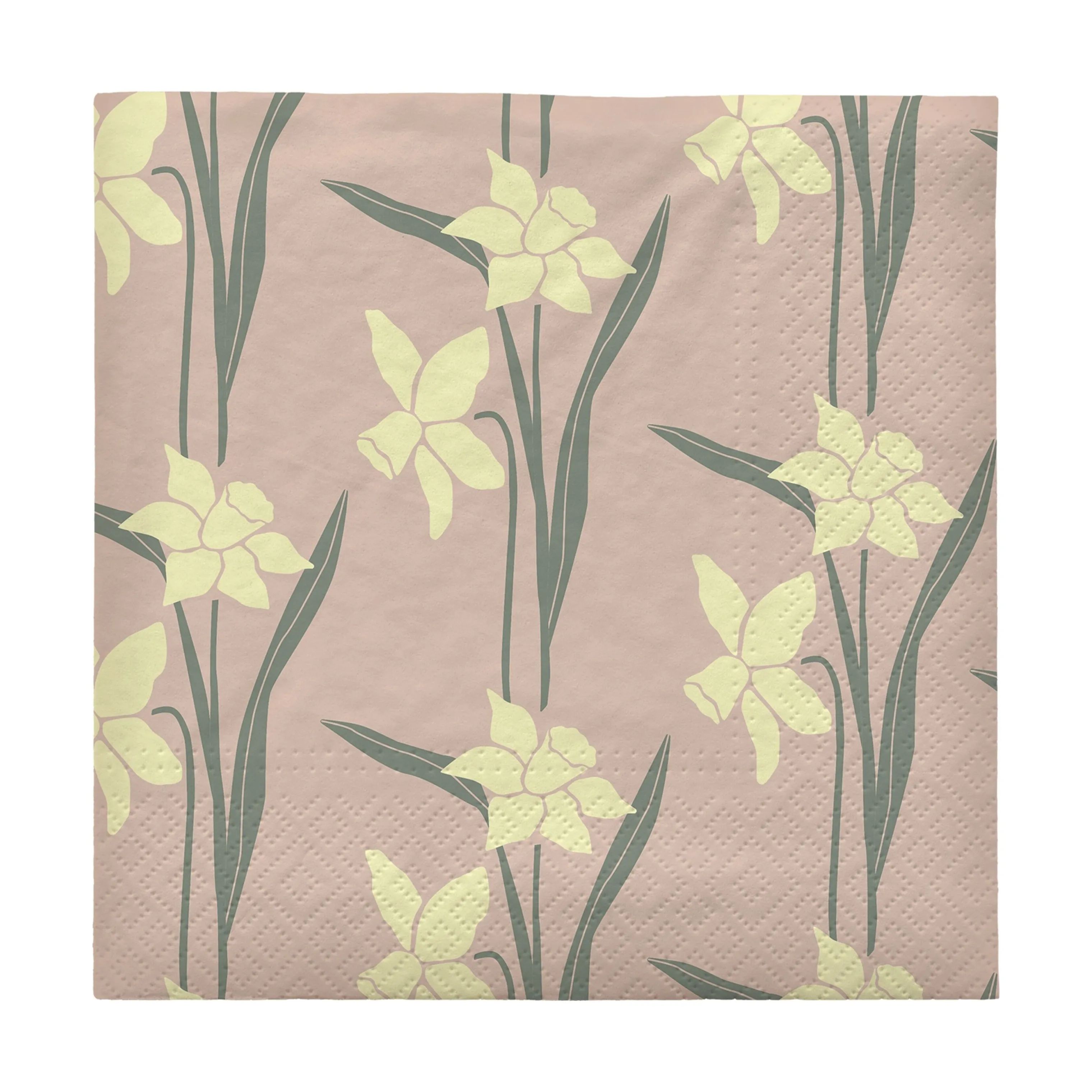 Broste Copenhagen Papirservietter Daffodil Papirserviet i Gul, 1