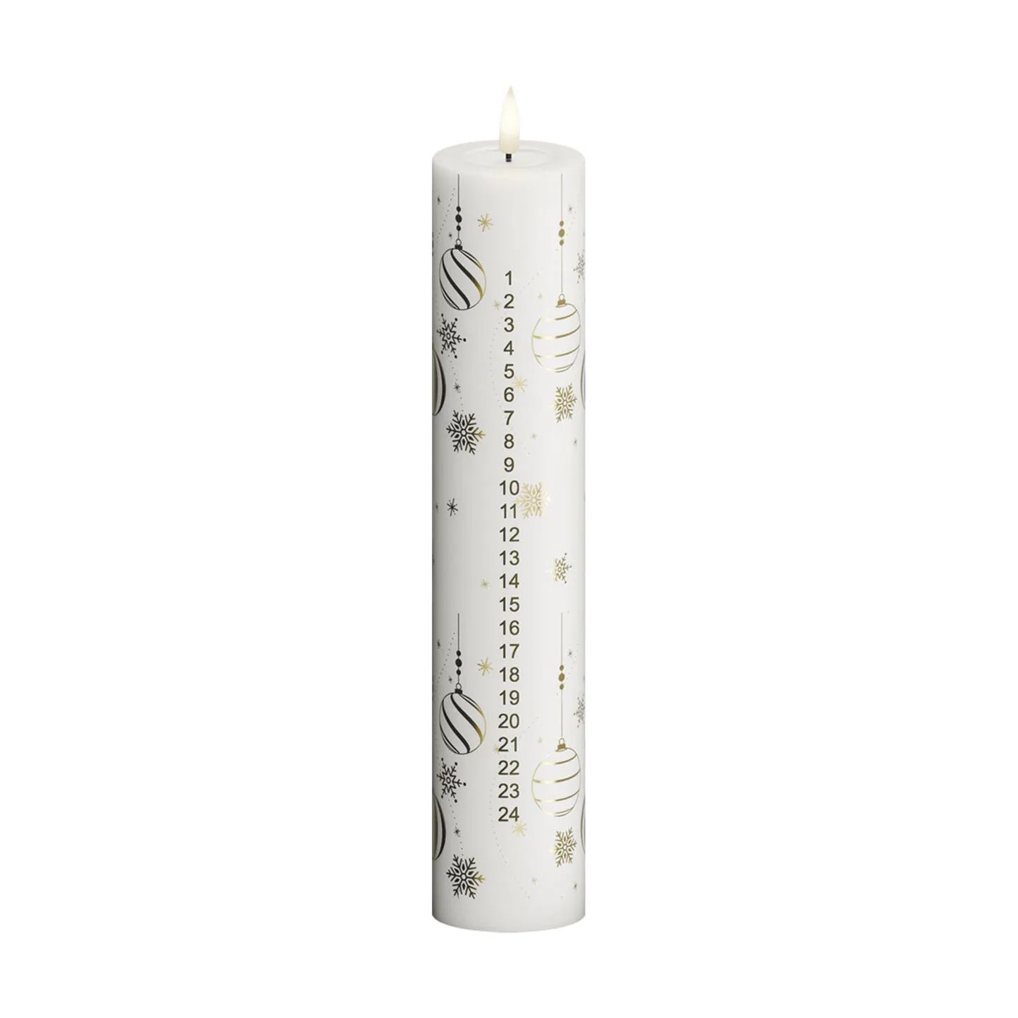 Deluxe Homeart LED-lys LED Kalenderlys i Hvid, 1