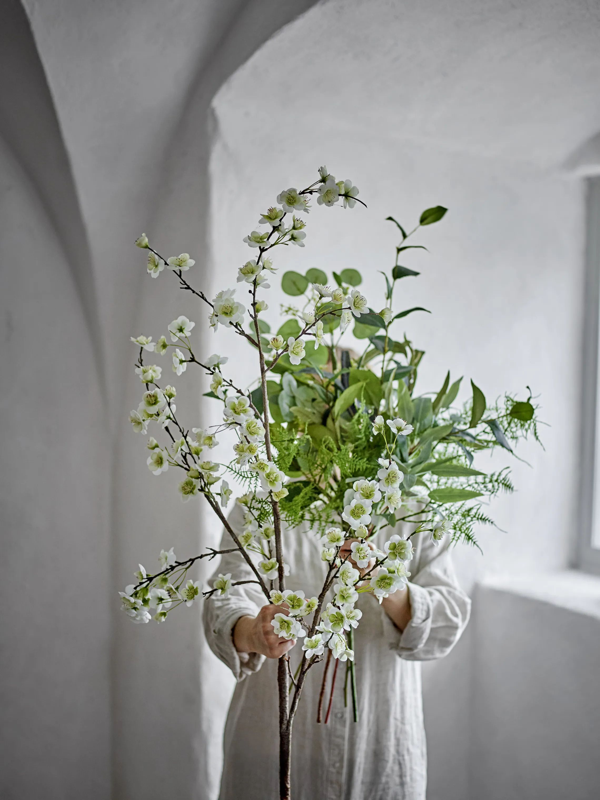 Bloomingville Kunstige blomster Kunstig blomst - Eucalyptus stilk i 91,5 cm, 2