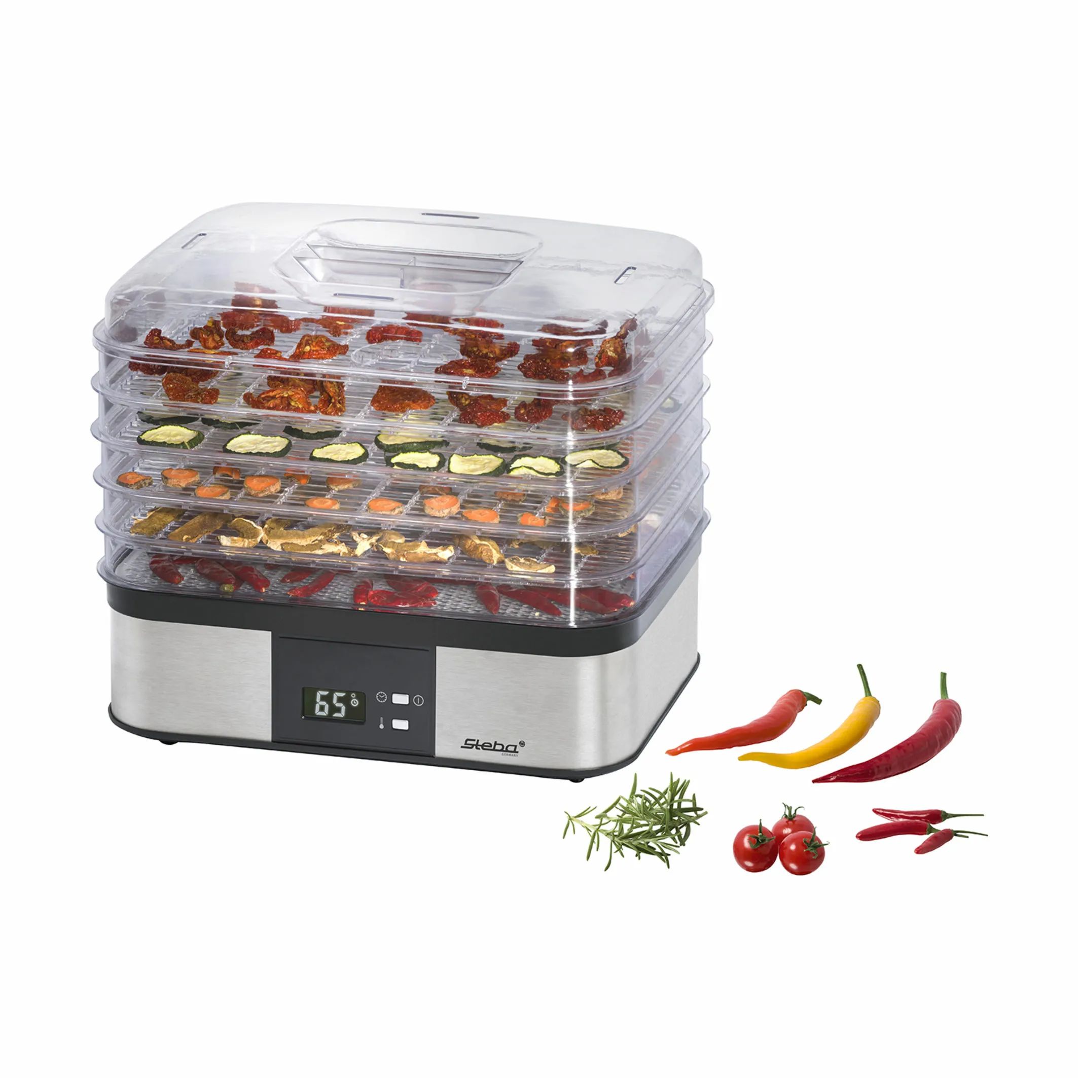 Steba Dehydratorer Dehydrator STED5 i Stål/Sort, 5