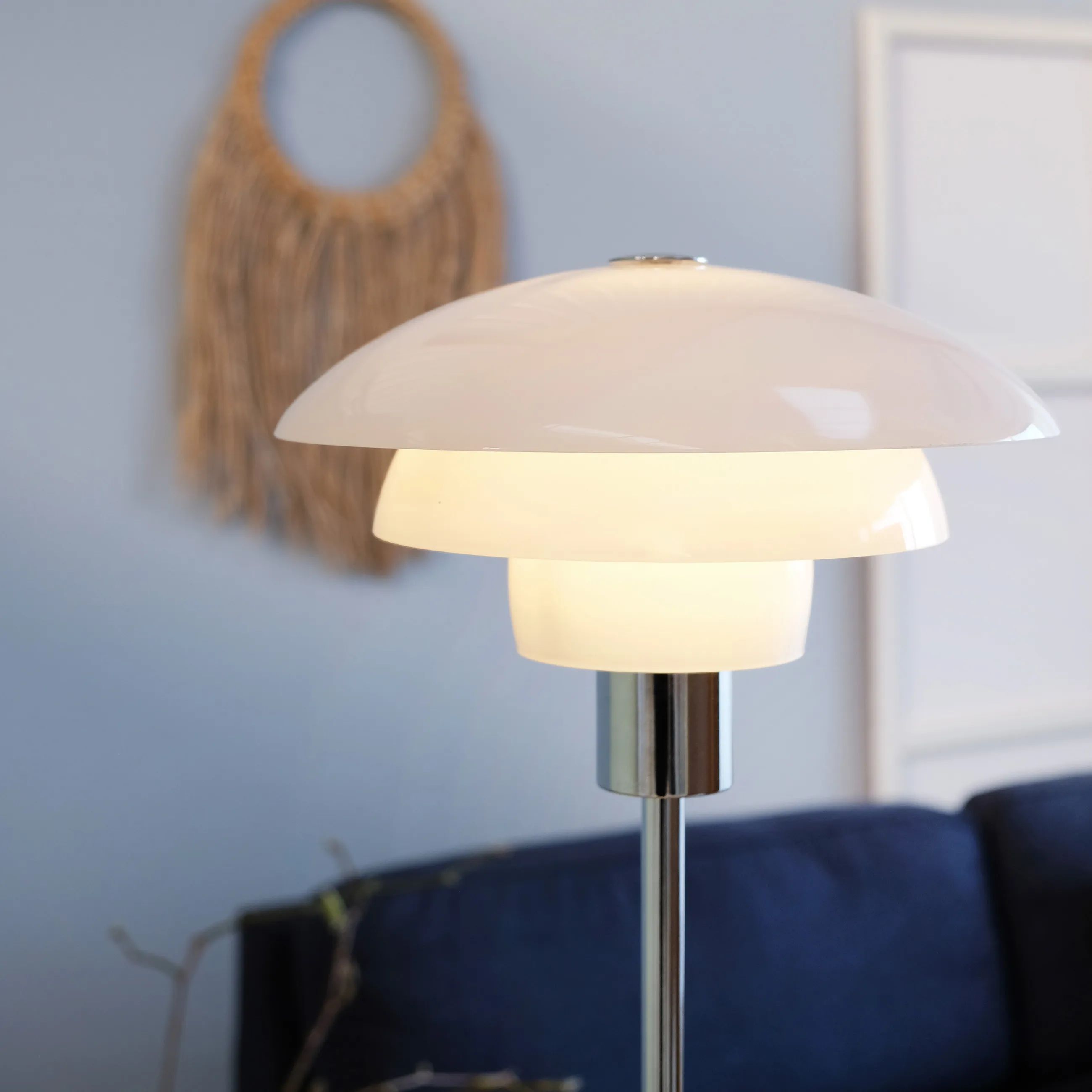 Dyberg Larsen Gulvlamper Morph Gulvlampe i Opal/ Krom, 3