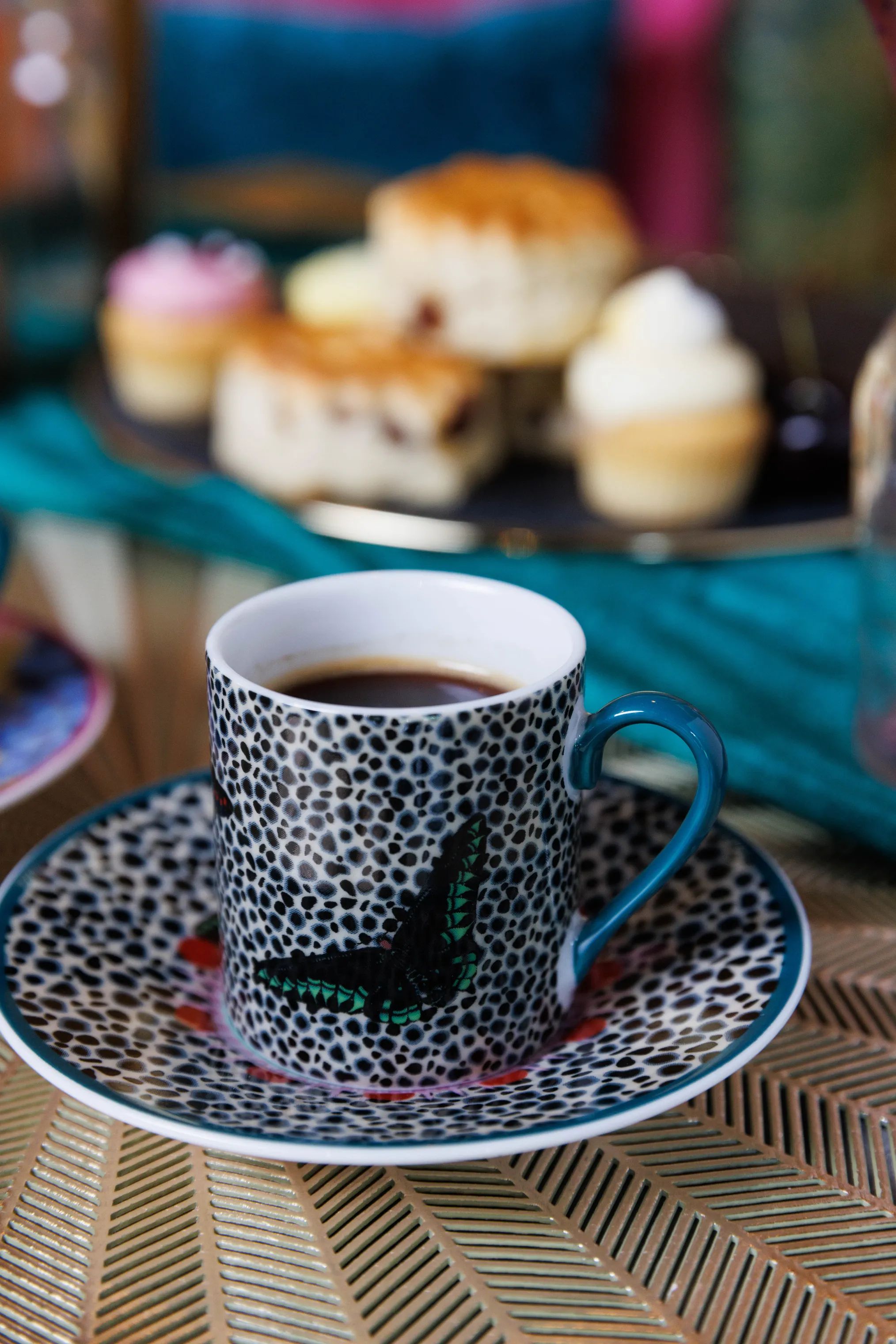 Mikasa Espressokopper Mikasa x Sarah Arnett Espressosæt - 4 dele i Multicolour, 3