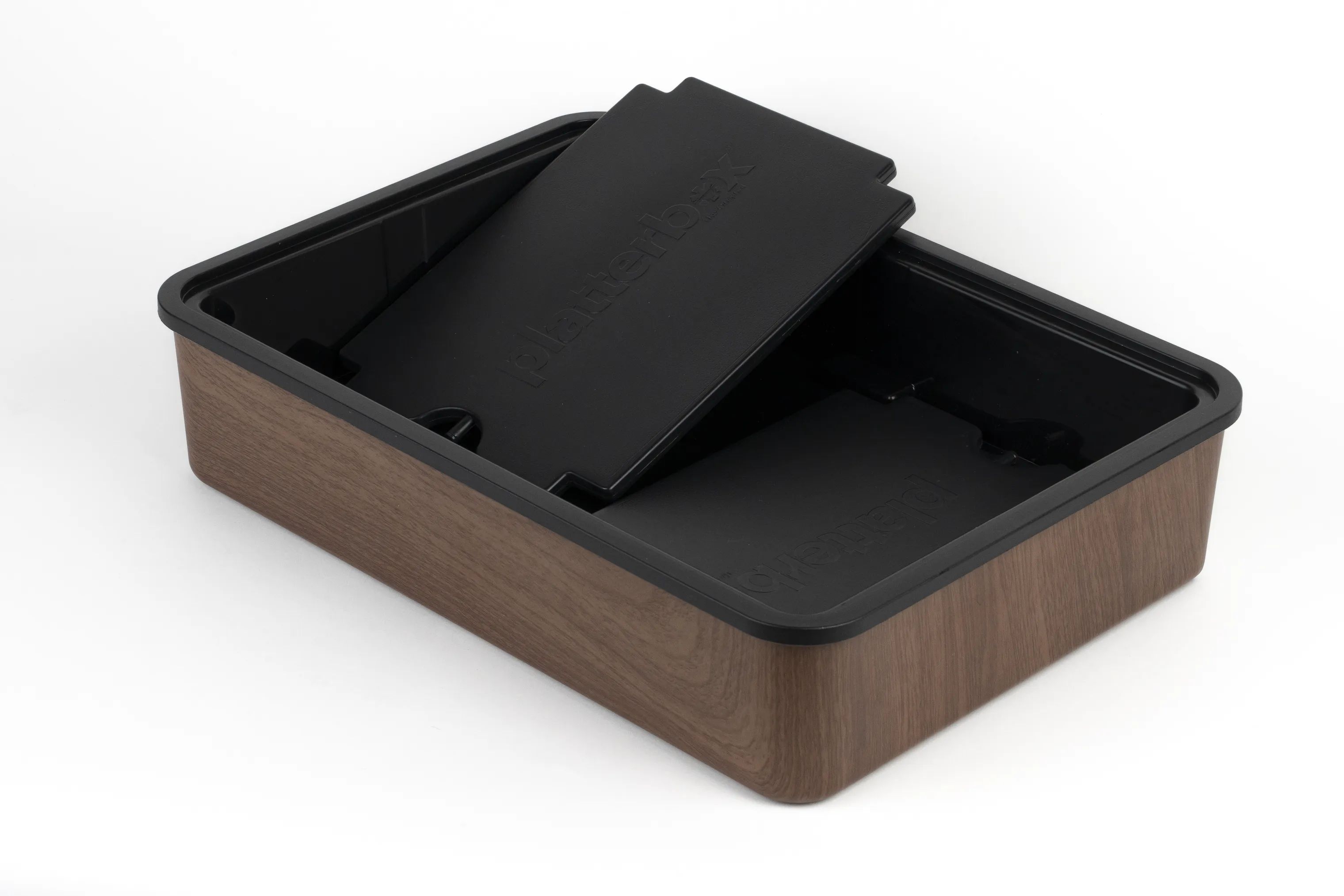 Platterbox Opbevaringsbokse Snack Box i Valnød, 2