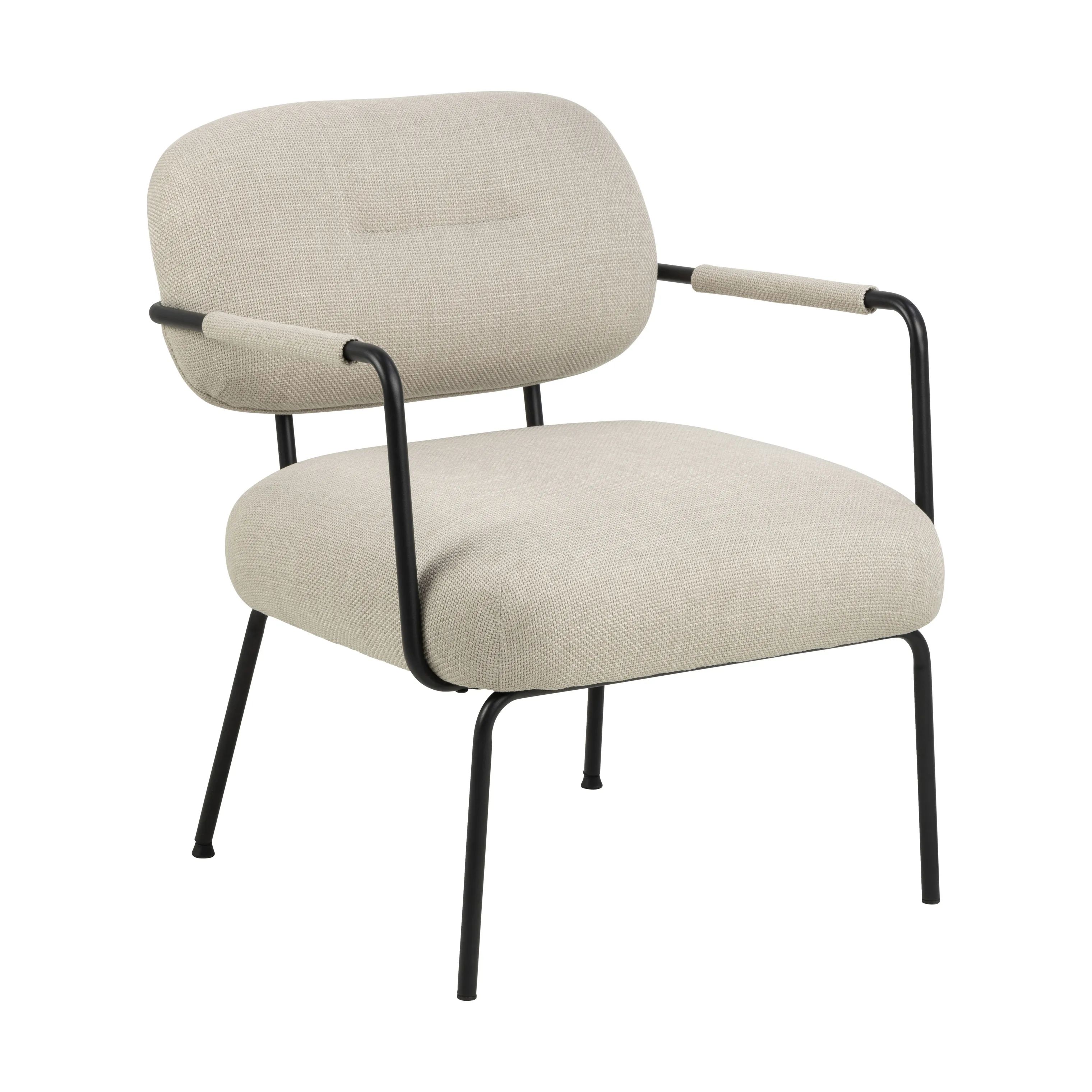 CASA Living Lænestole Dillon Loungestol i Beige, 3