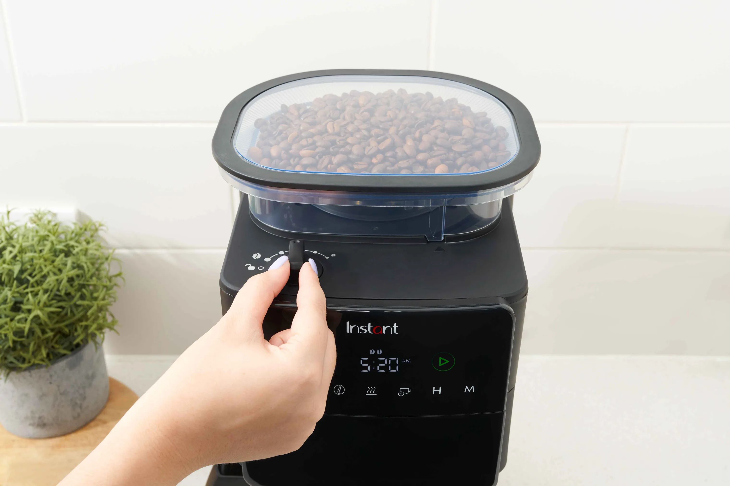 Instant Kaffemaskiner Bean to Cup Kaffemaskine i Sort, 2