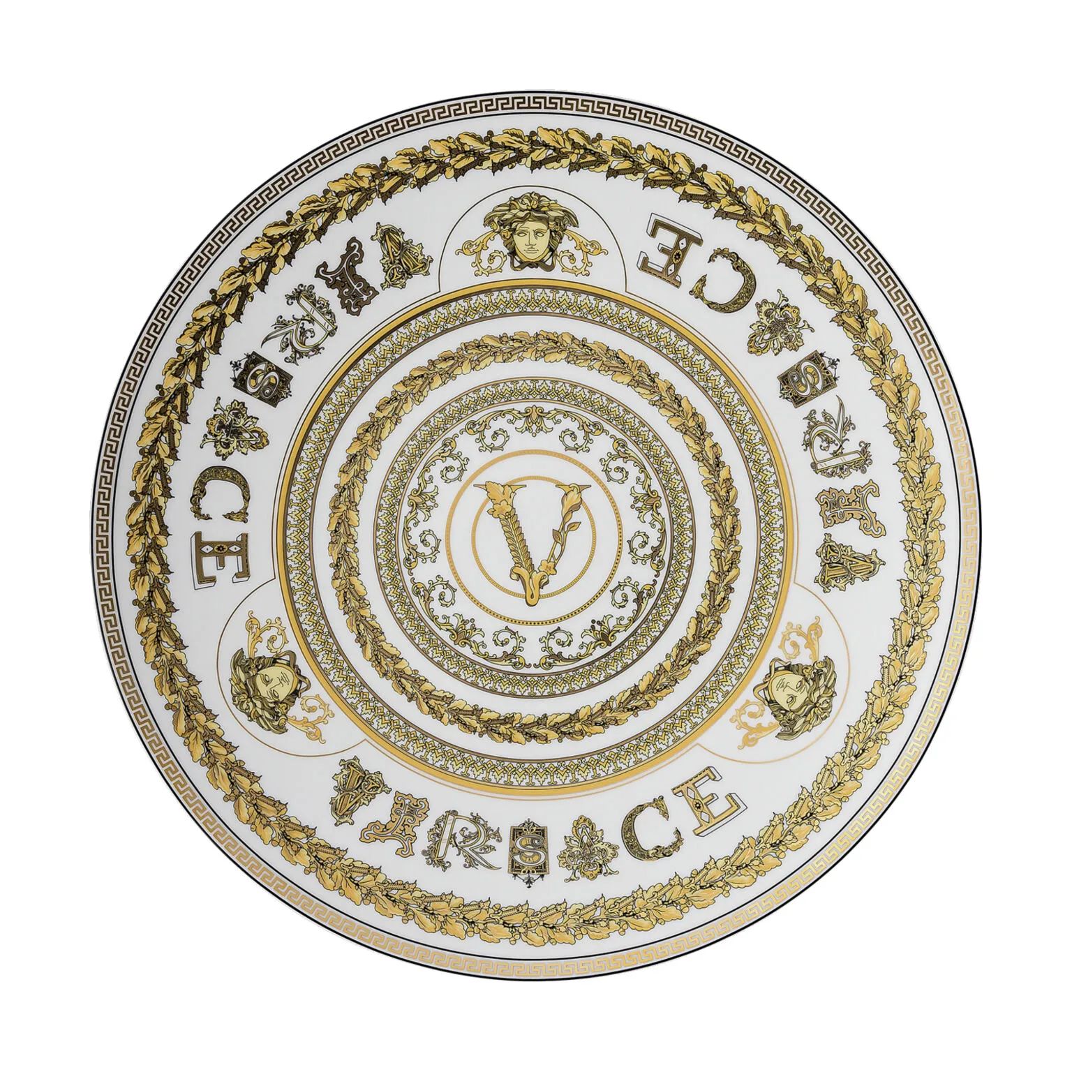 Versace Middagstallerkener Virtus Middagstallerken i Hvid, 1