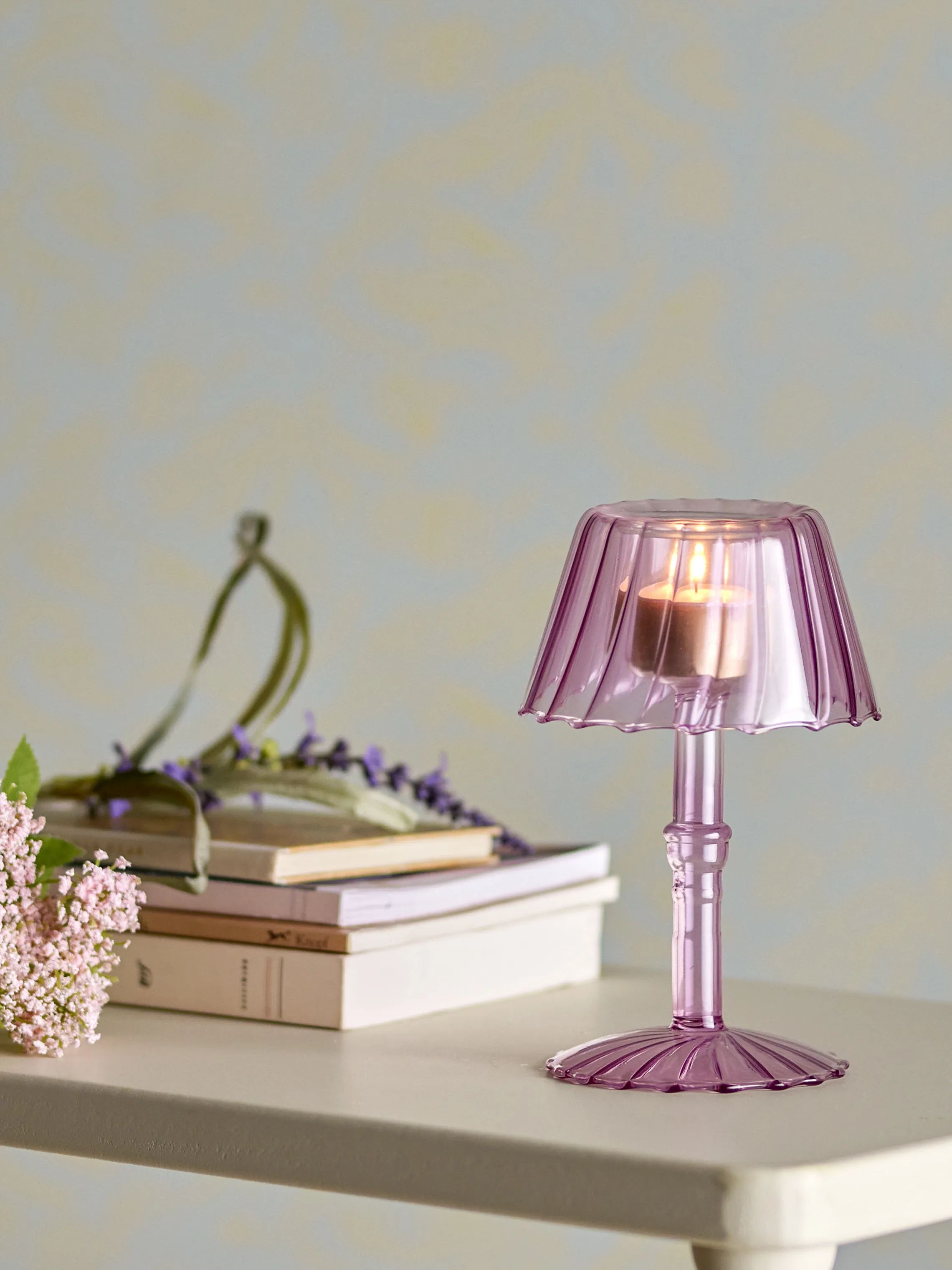 Bloomingville Fyrfadsstage Cisco Fyrfadsstage i Rose, 18 cm, 2