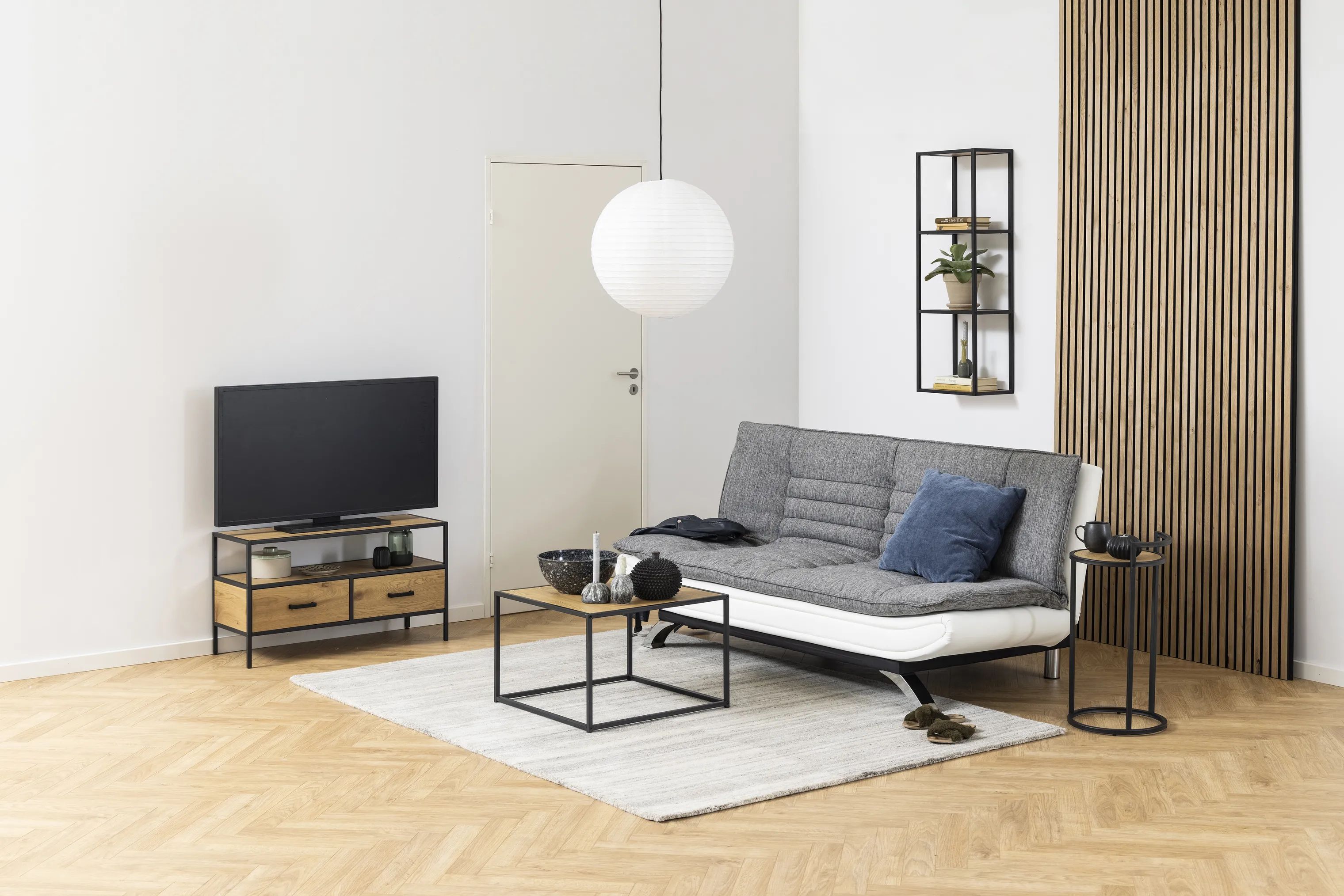 CASA Living Daybeds Faith Sovesofa i Lysegrå/krom, 3