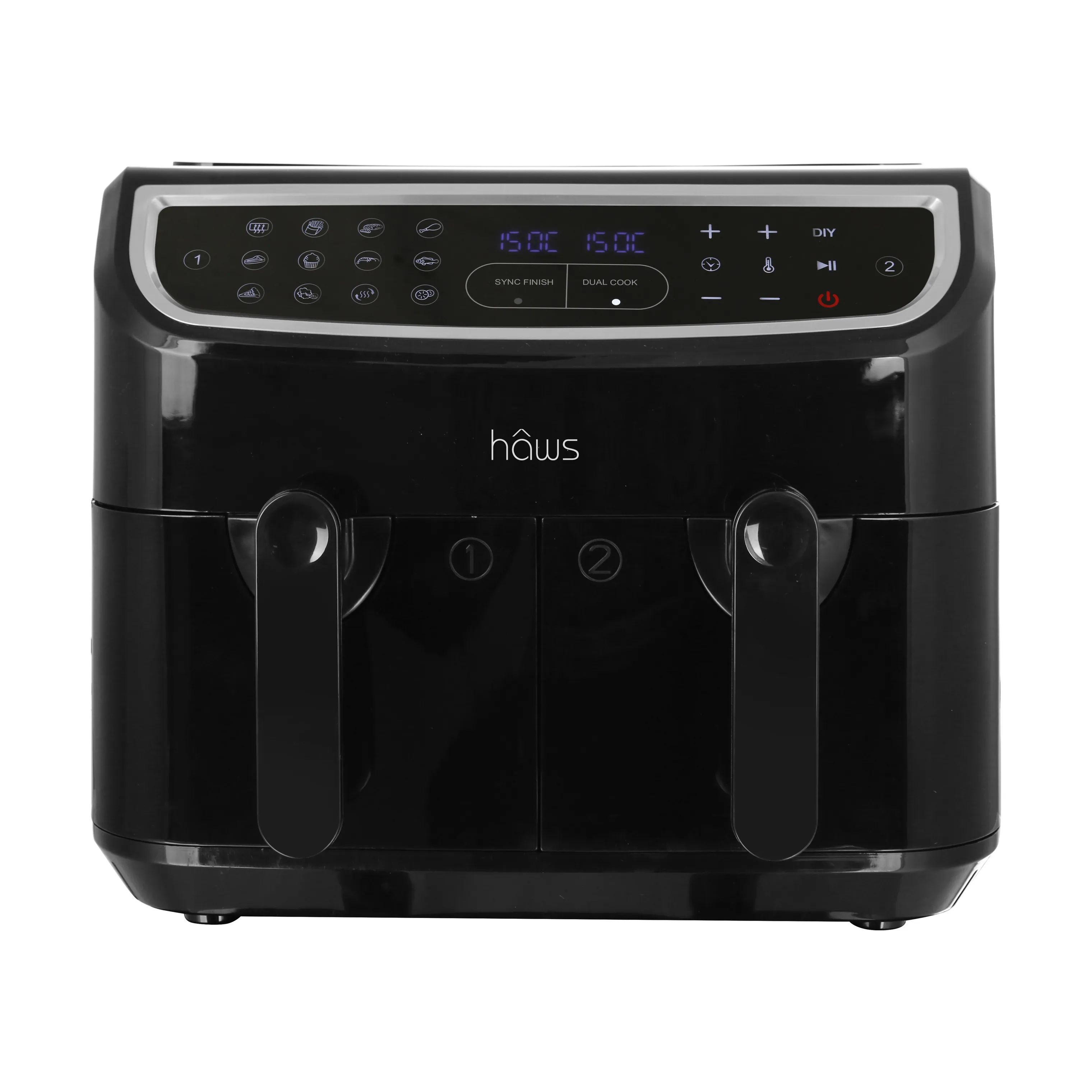 Hâws Airfryers Dobbelt Airfryer i Sort, 1