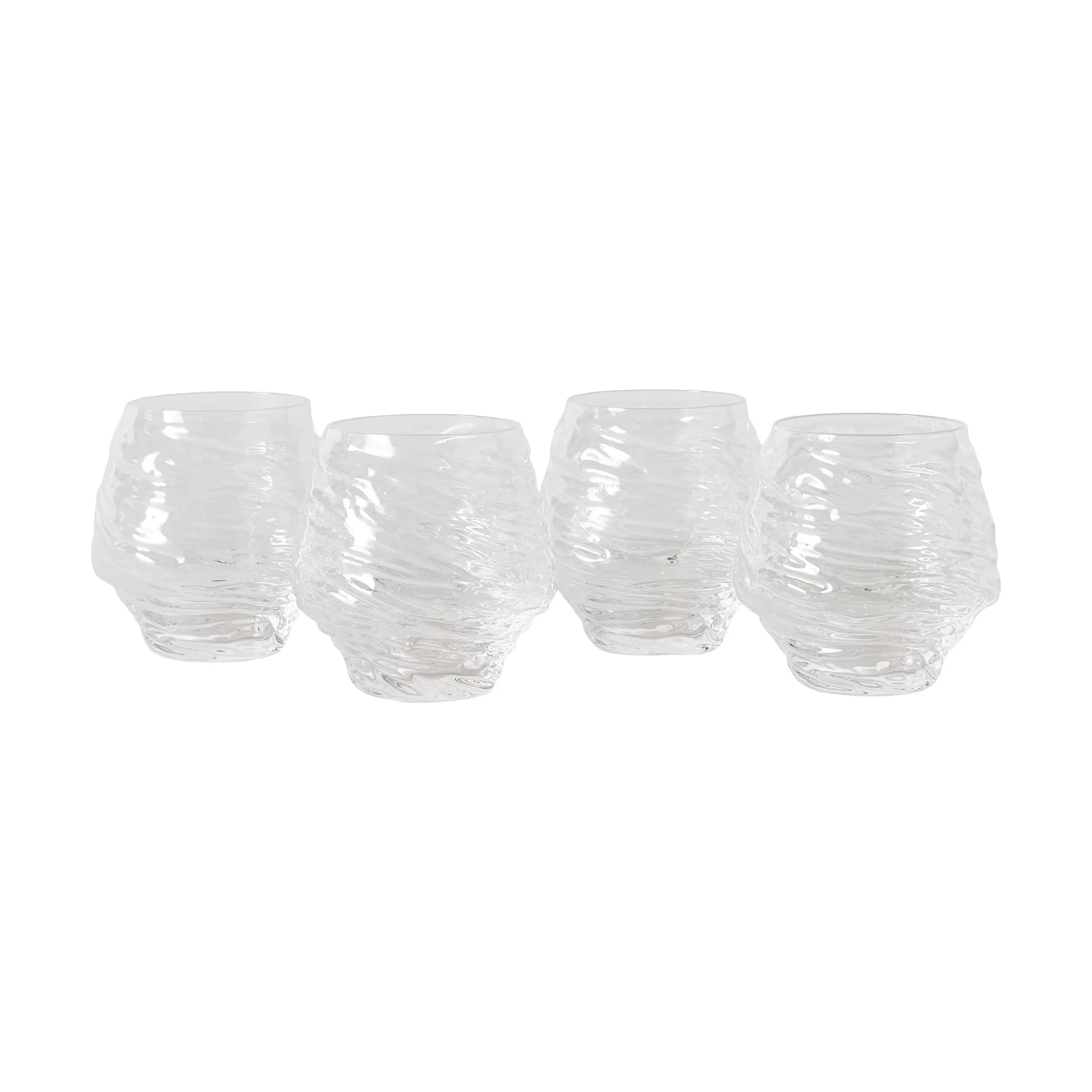 Muubs Vandglas Mora Glas - 4 stk. i Klar, 1