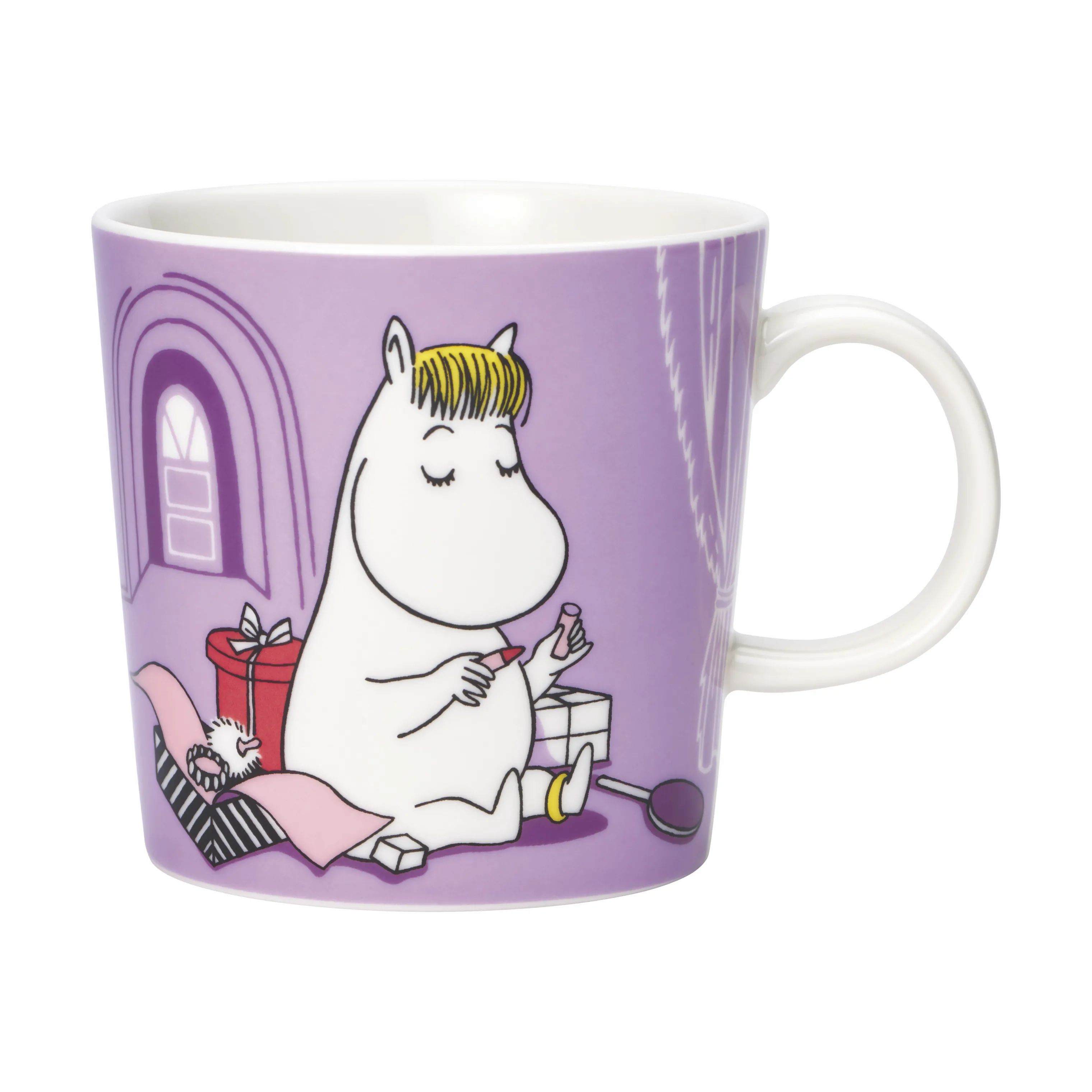 Moomin Arabia Krus og kopper med hank Ferieklar Krus - Snorkfrøken i Snorkfrøken 2, 30 cl, 1