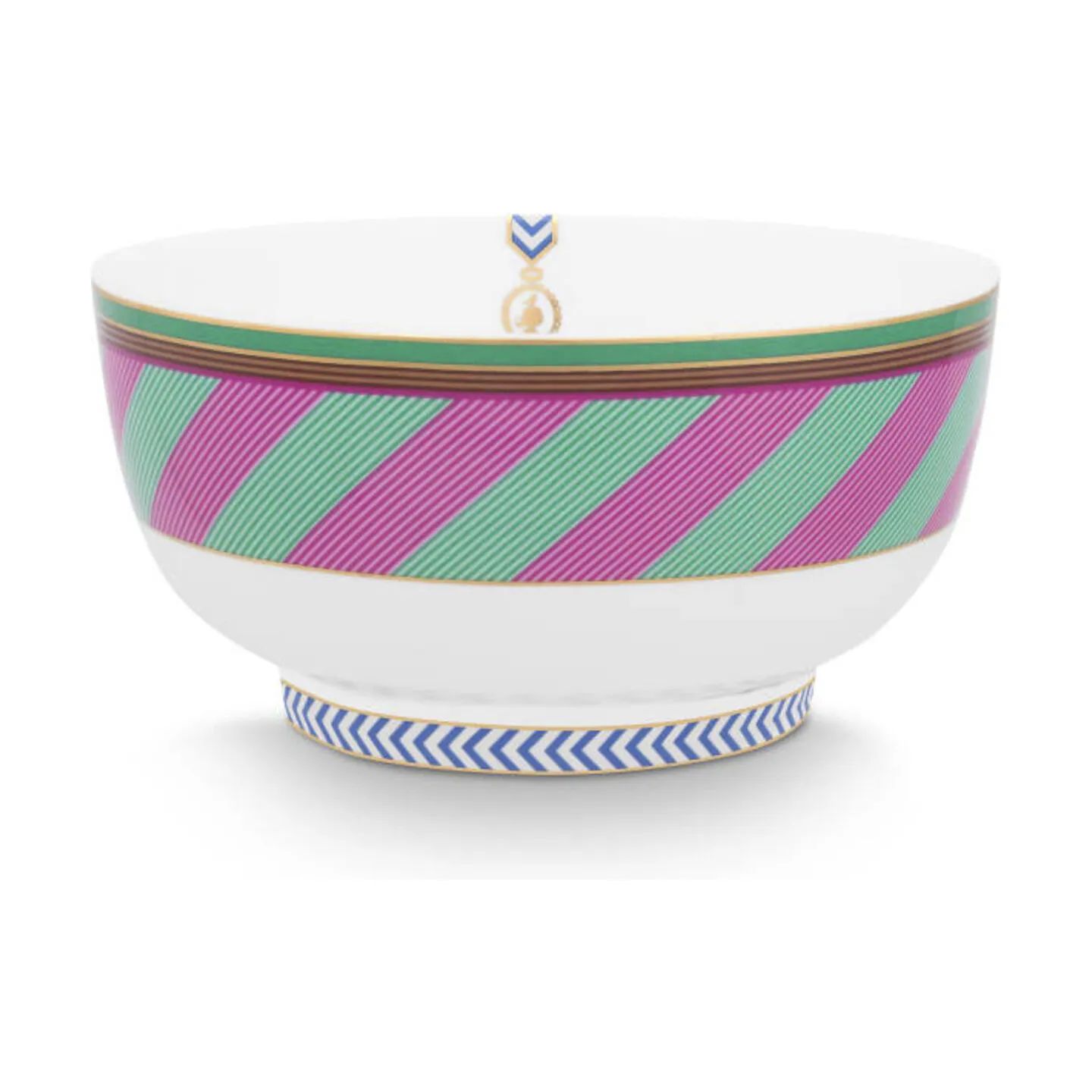 PIP Studio Serveringsskåle Pip Chique Skål i Grøn/pink, 15,5 cm, 4