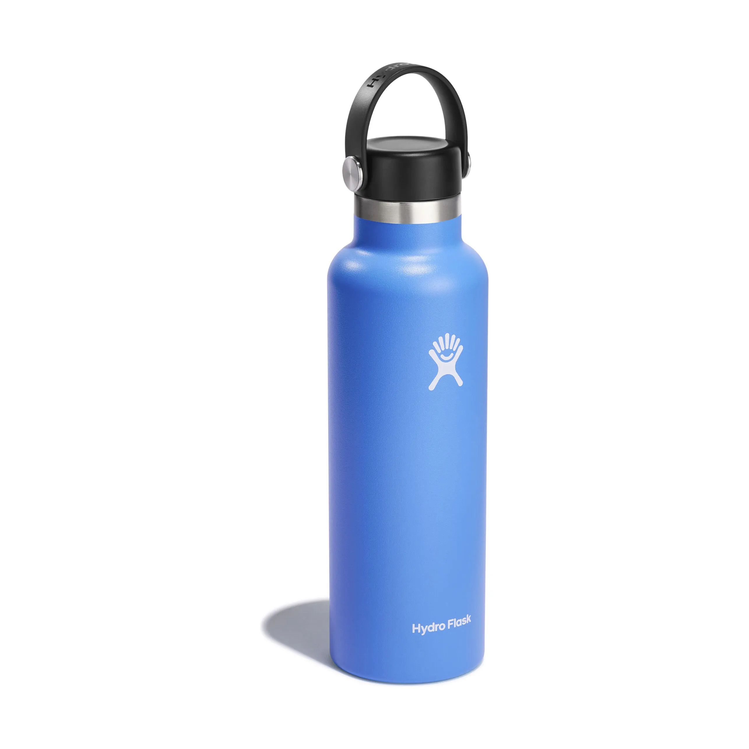 Hydro Flask To go kopper Standard Mouth Flex Termodrikkedunk i Blå/stål/hvid, 4