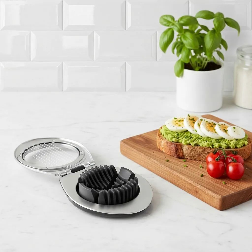 Cook & Baker Æggedelere og øvrigt udstyr til æg Basic Æggedeler i Grå, 2